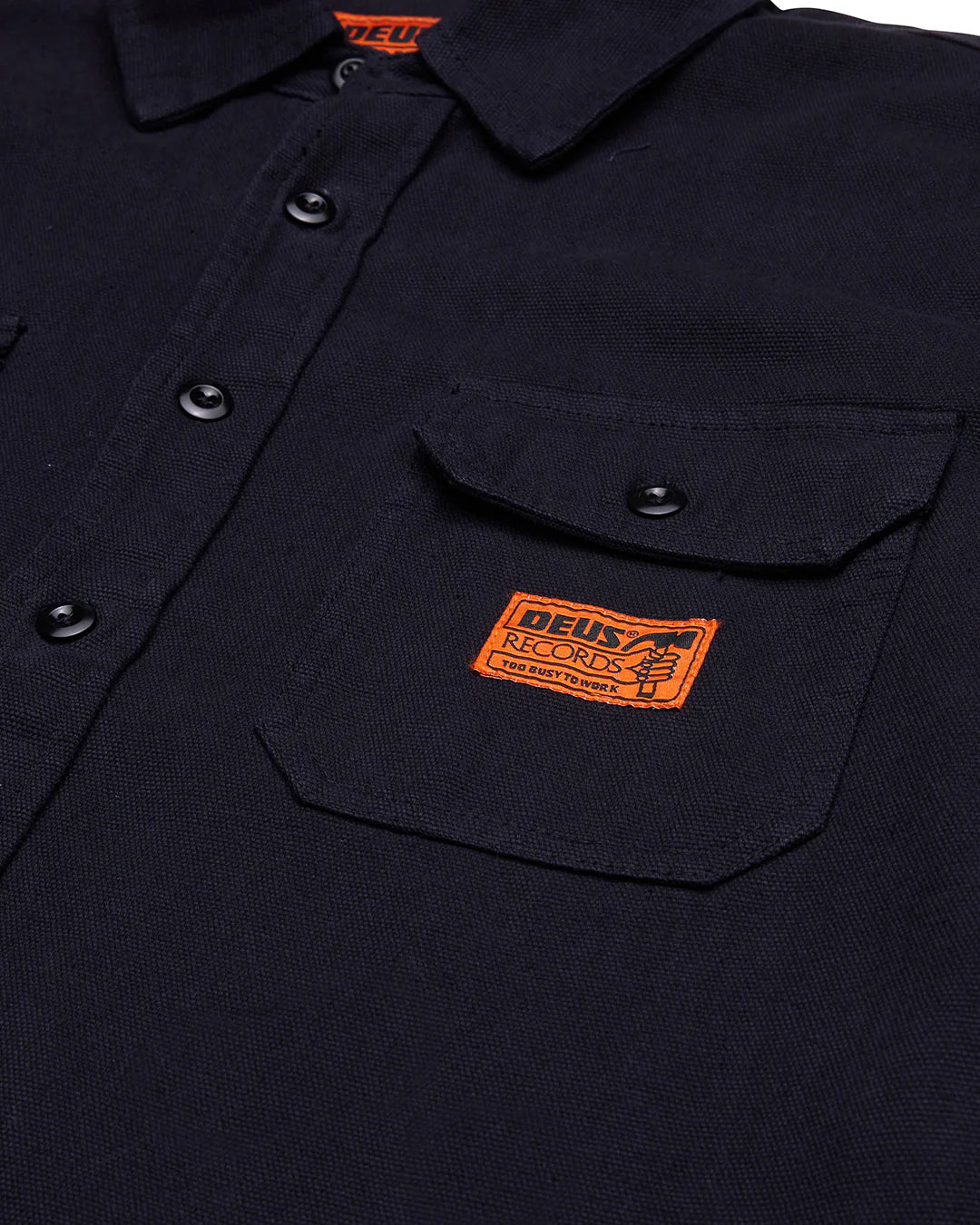 Too Busy Canvas Shirt Anthracite