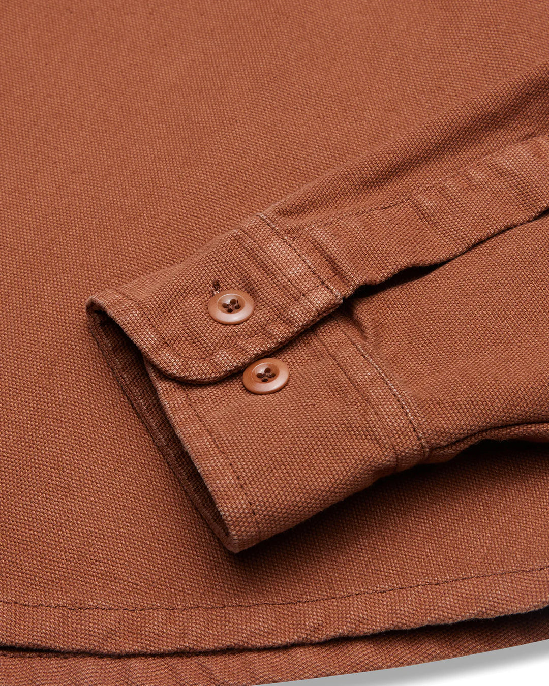 Too Busy Canvas Shirt Toffee Brown