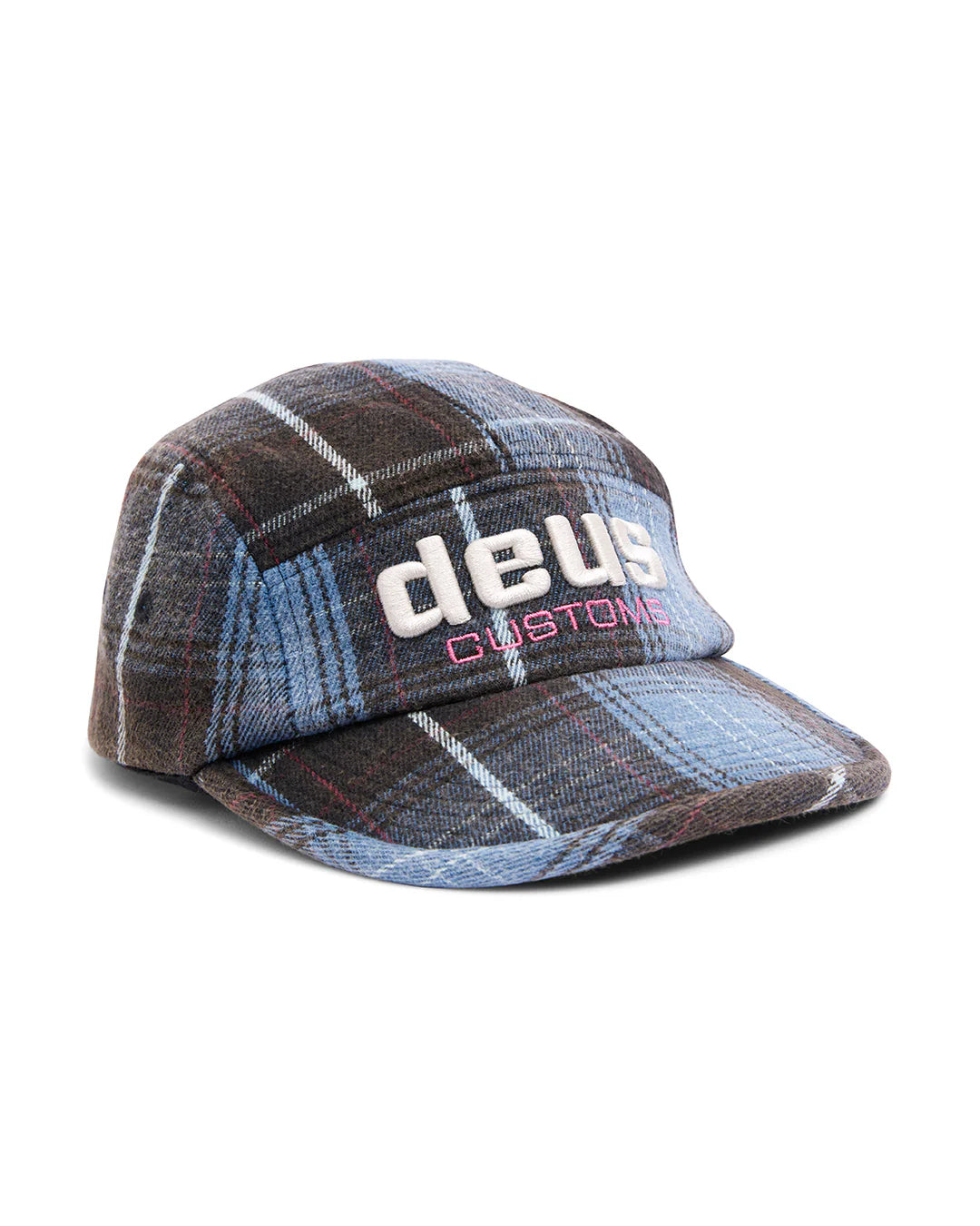 Too Busy 5 Panel Cap Blue Check