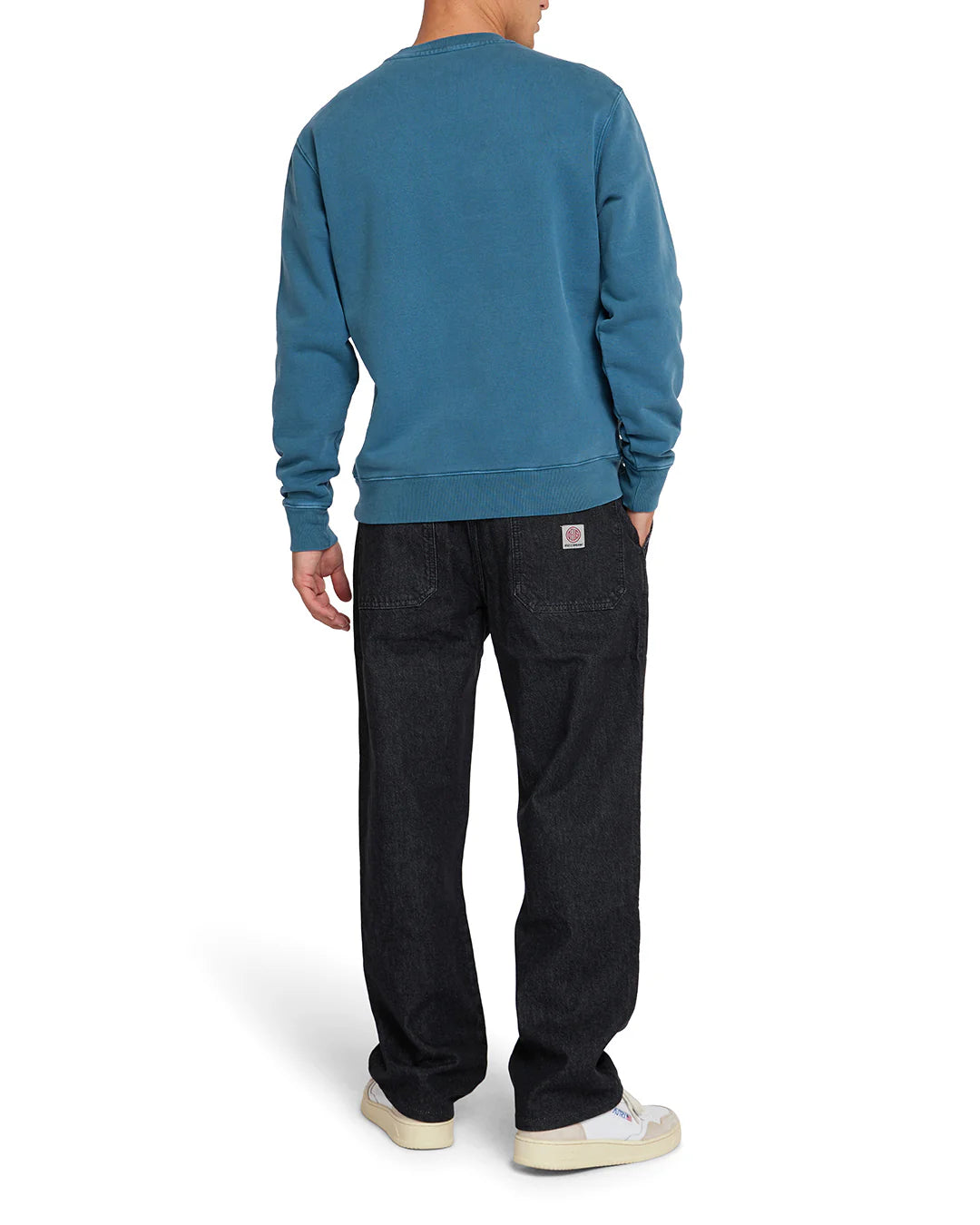 Garment Dyed Shield Crew Atlantic Deep