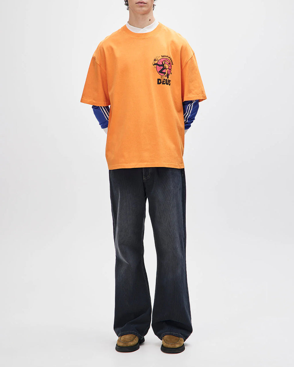 Roughneck Tee Persimmon Orange