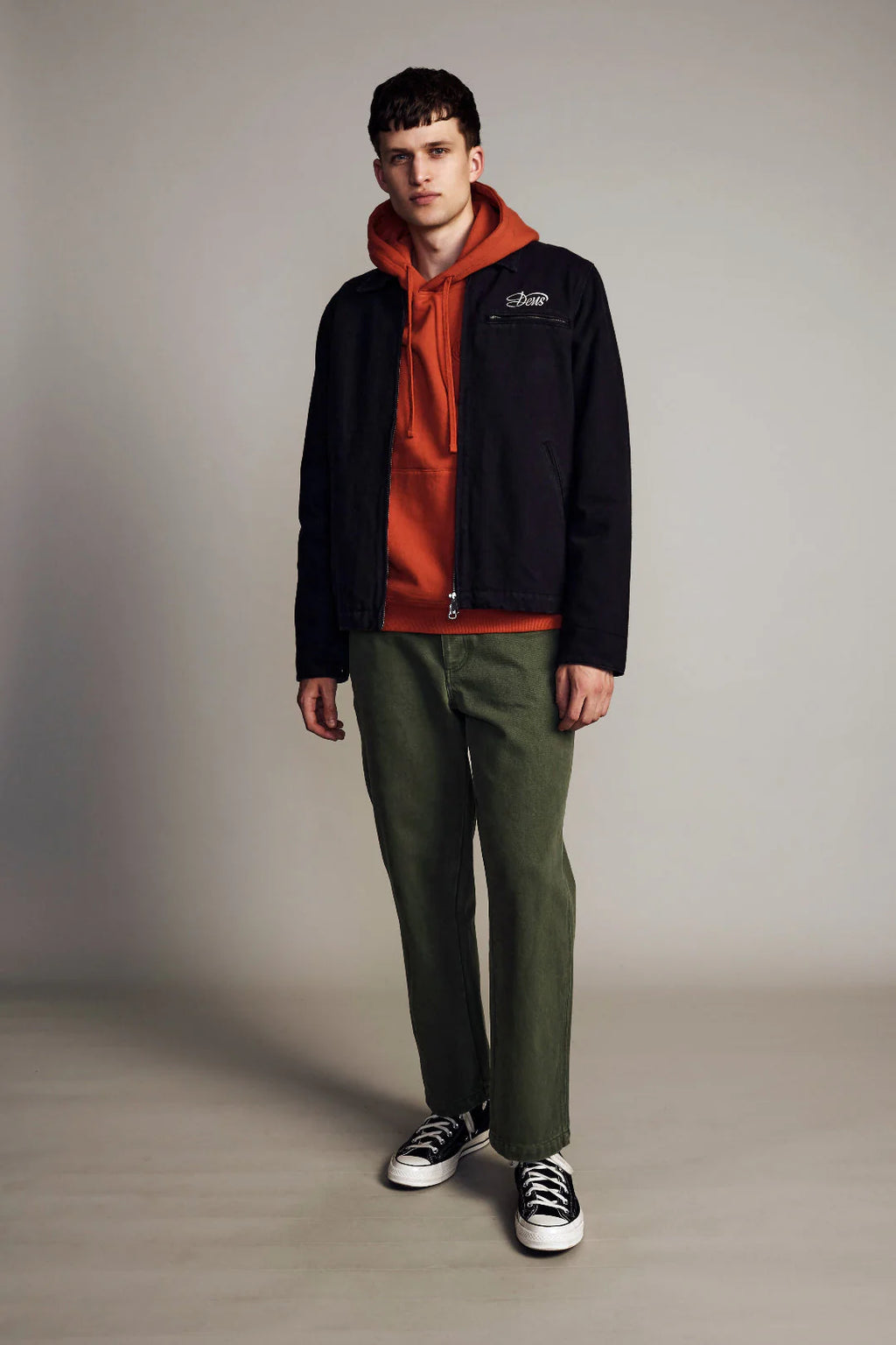 Workwear Overdye Jacket Anthracite