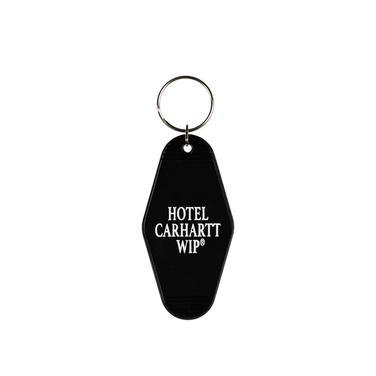 Hotel Keys Keychain Black / White
