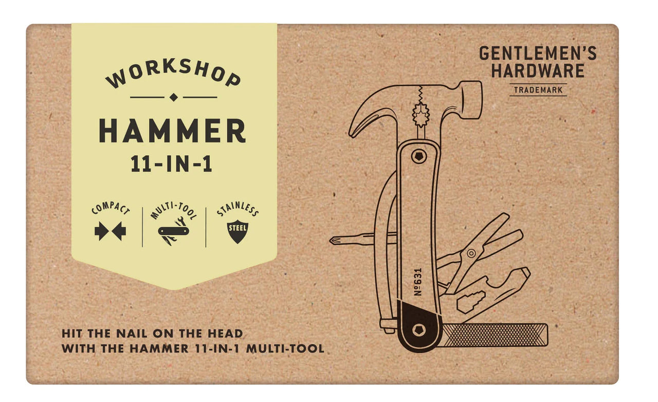 Gentlemen's Hardware 11-in-1 Hammer Multi-Tool