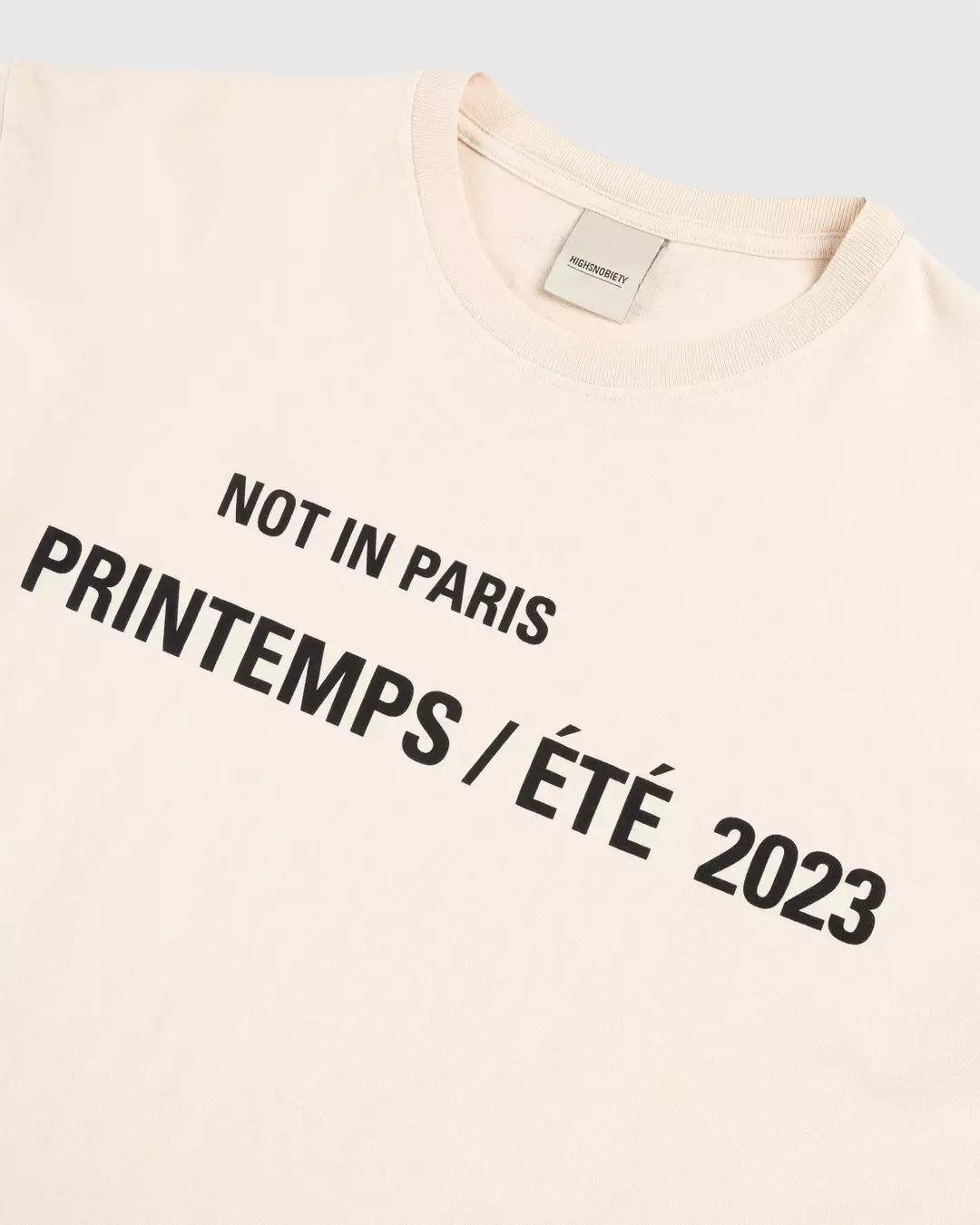 Highsnobiety – Not in Paris 5 T-Shirt Eggshell