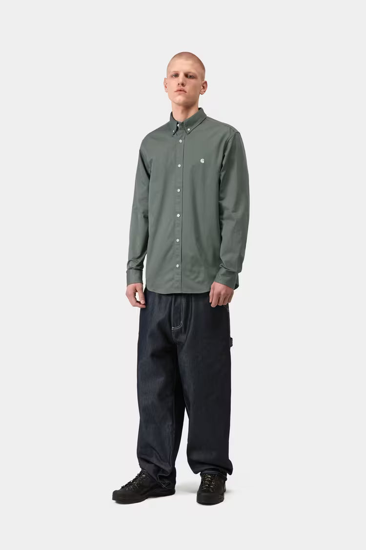 L/S Madison Shirt Velvet Green
