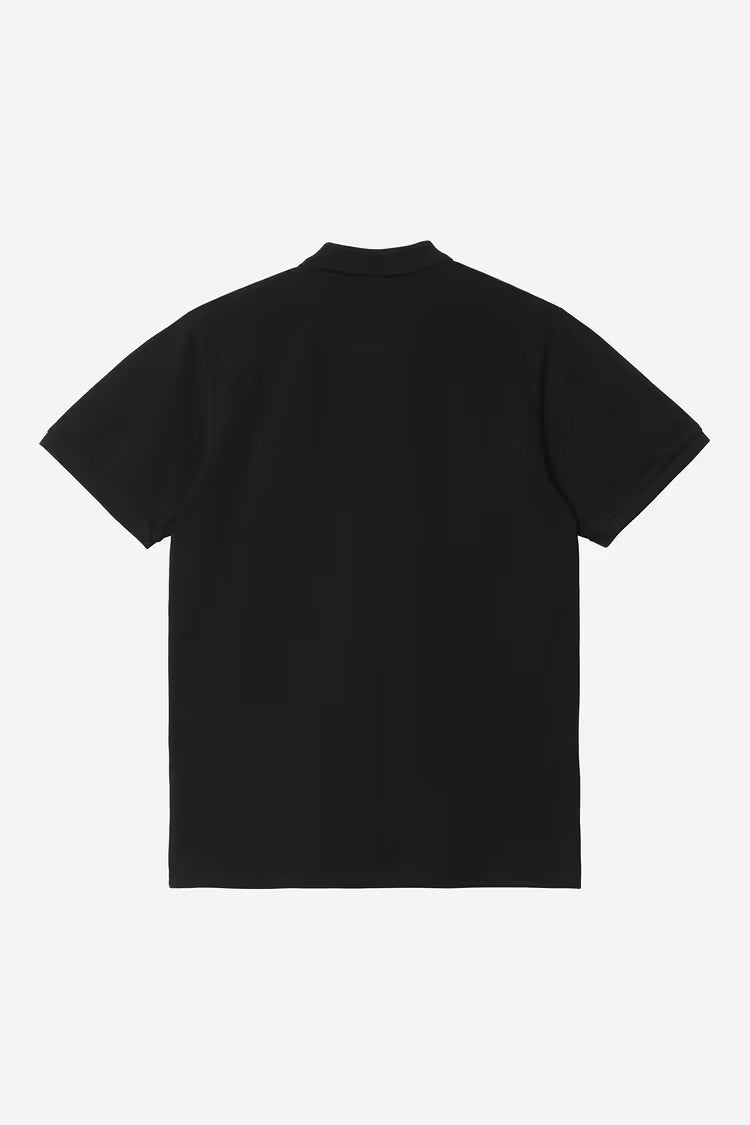 S/S Chase Pique Polo Black / Gold