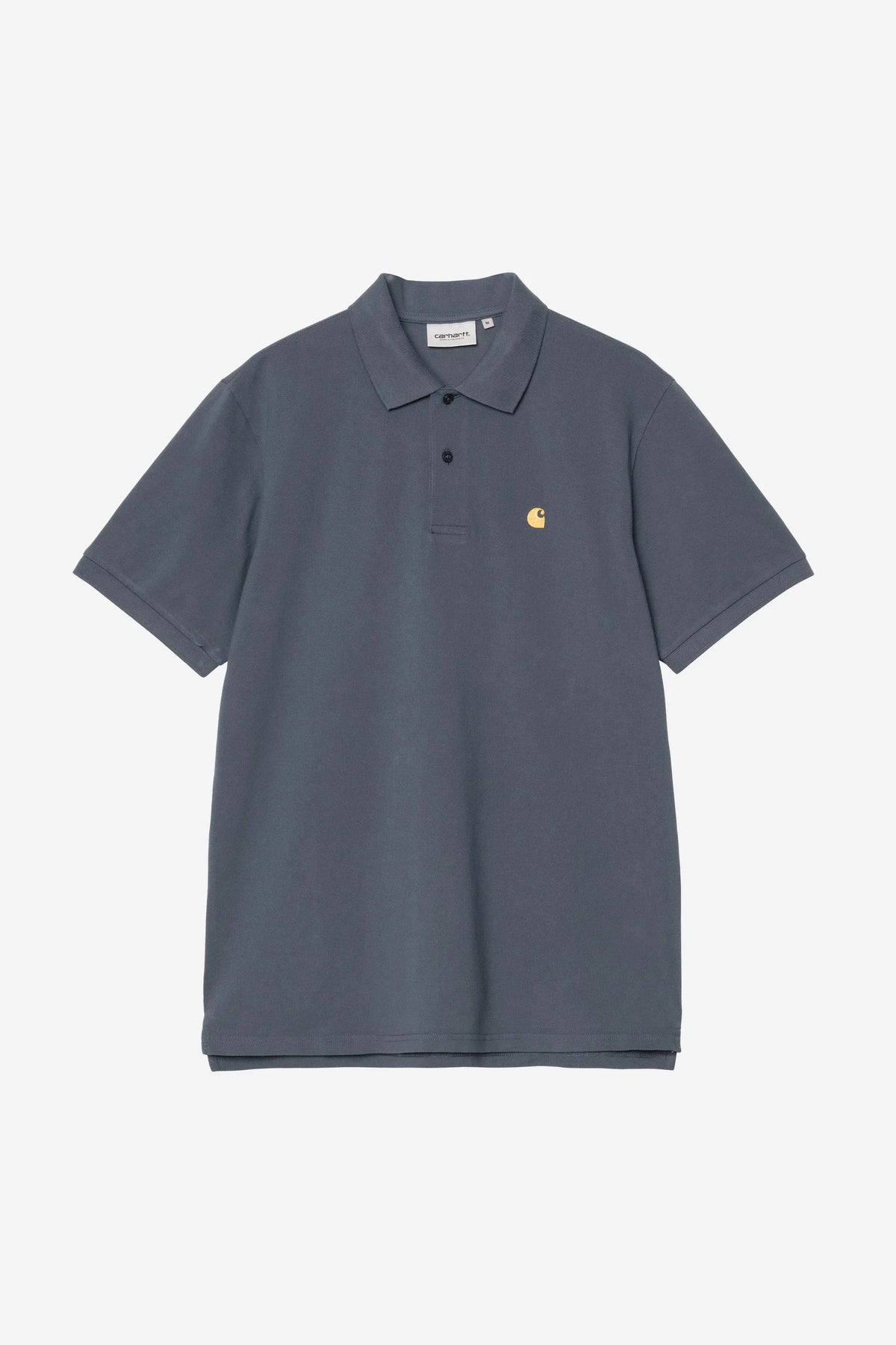 S/S Chase Pique Polo Cozy Blue
