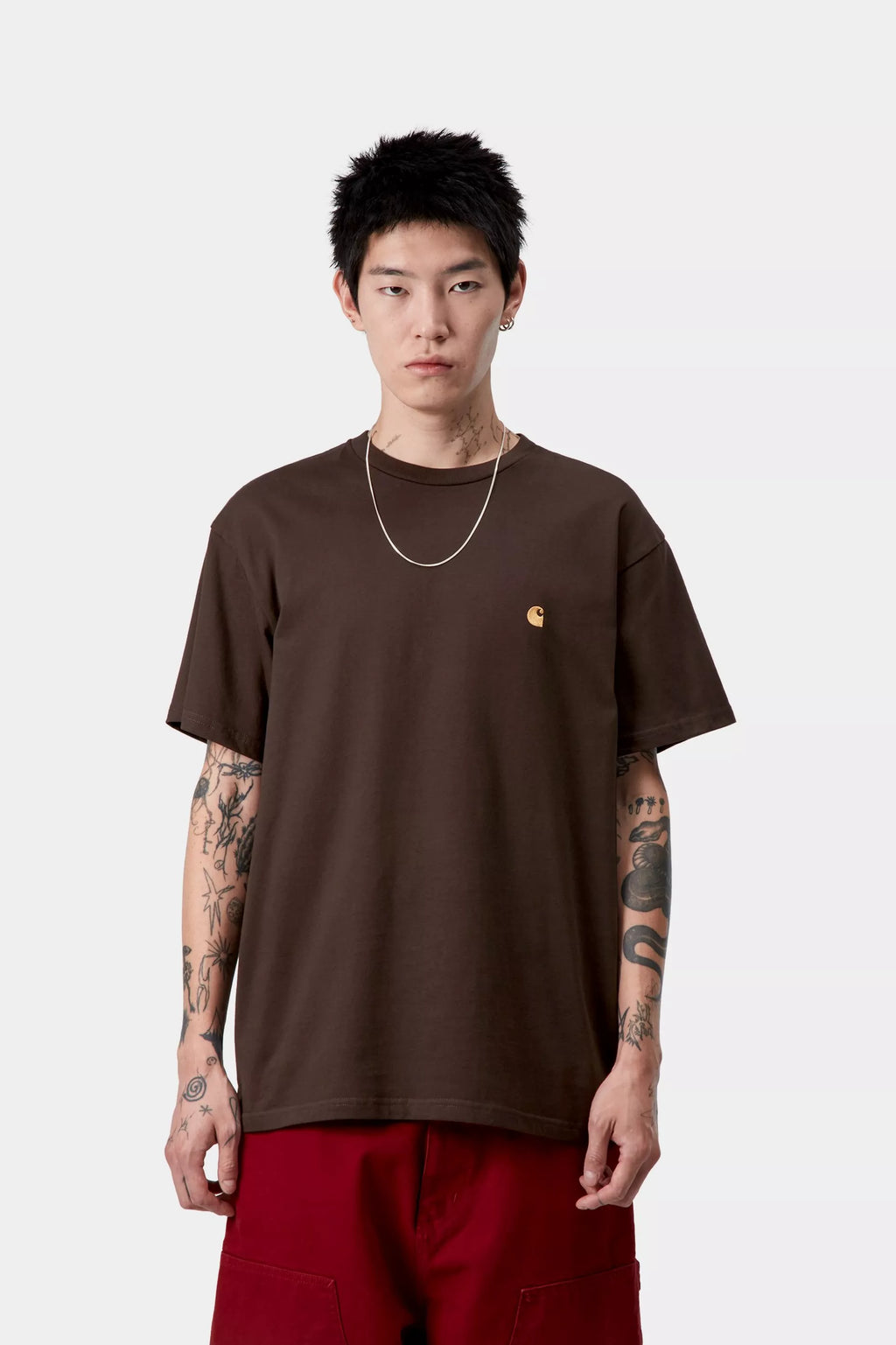 S/S Chase T-Shirt Tobacco / Gold