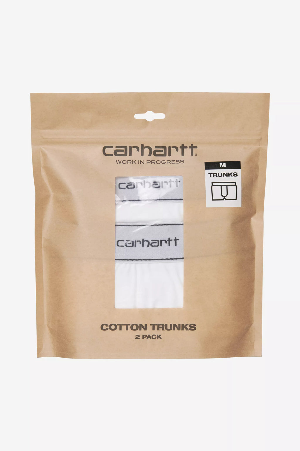 Cotton Trunks White + White