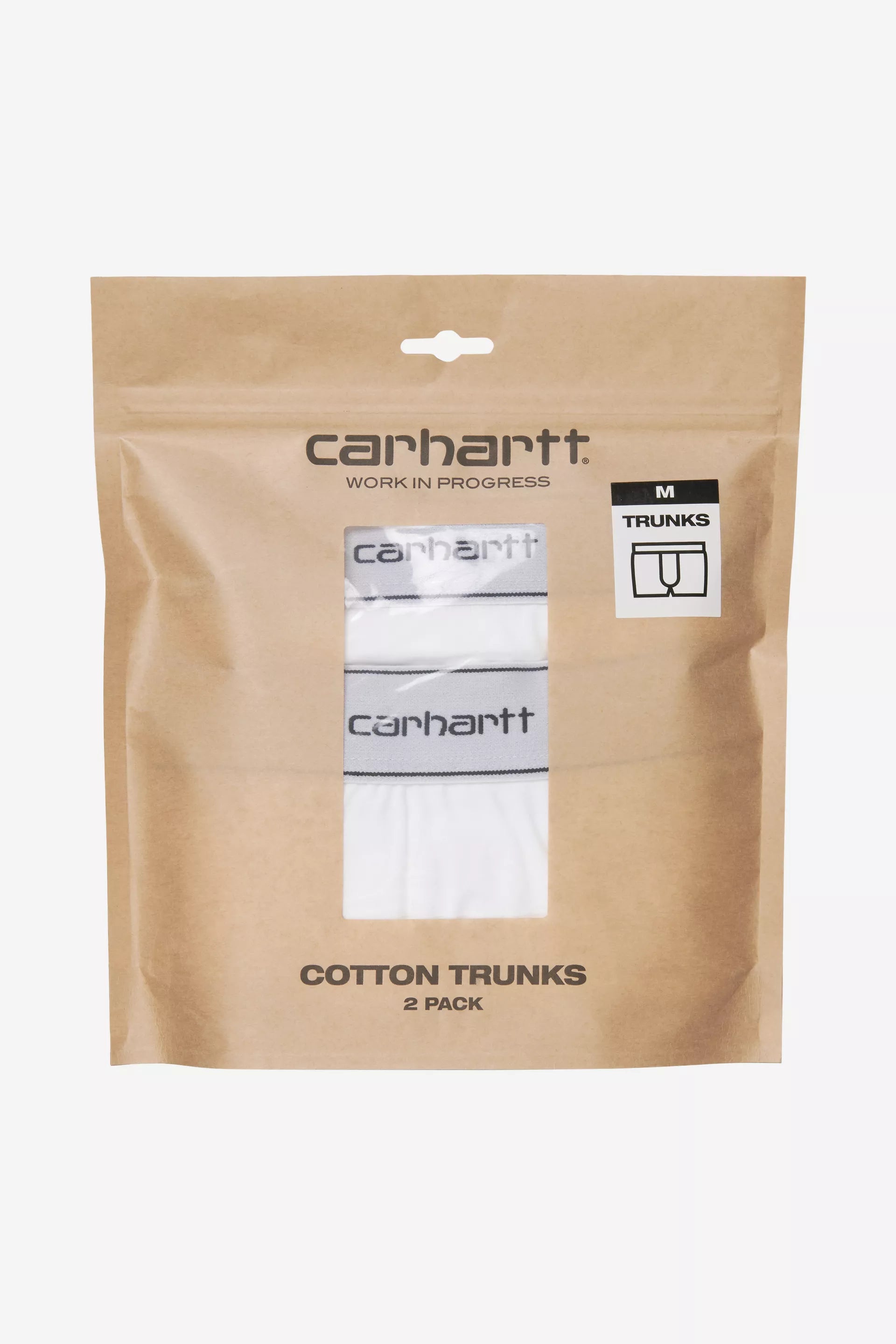 Cotton Trunks White + White