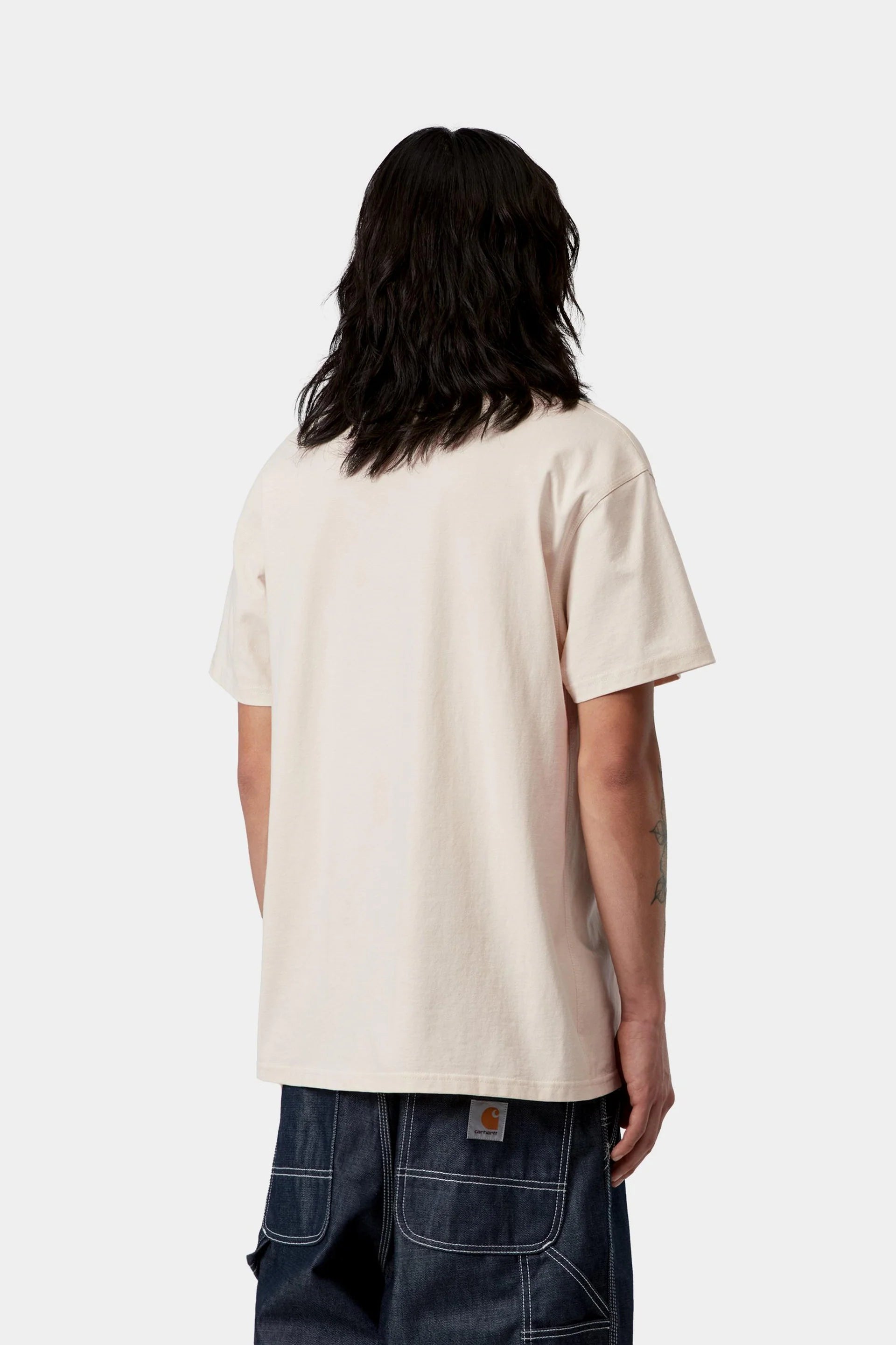 S/S American Script T-Shirt Natural
