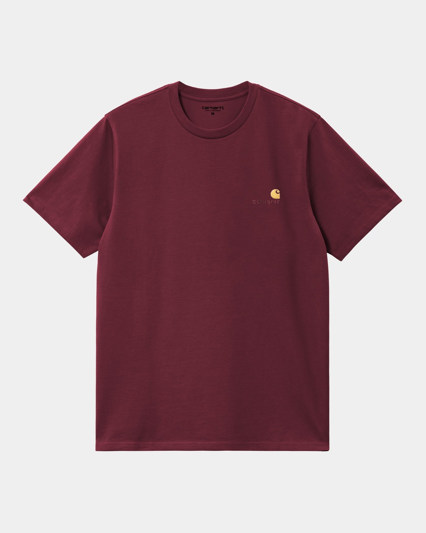 S/S American Script T-Shirt Malbec