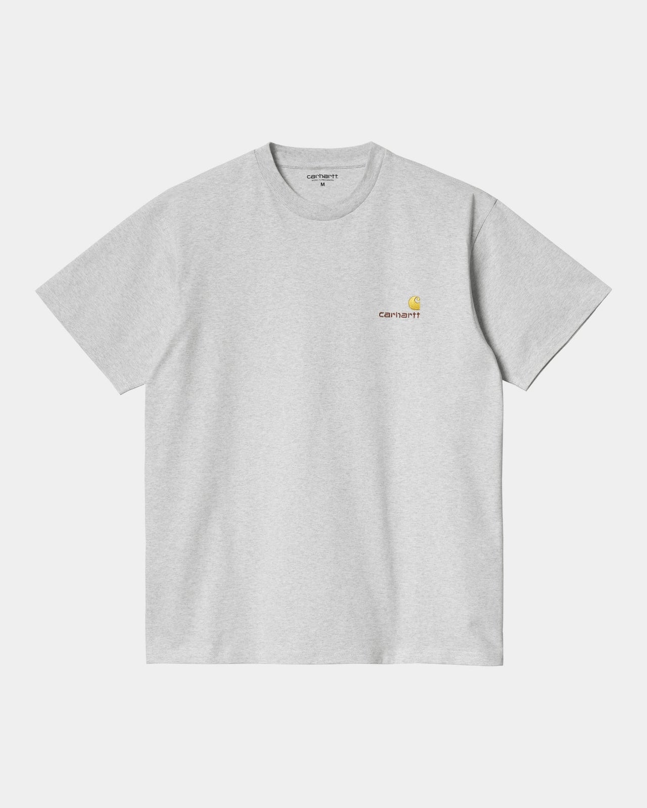 S/S American Script T-Shirt Ash Heather