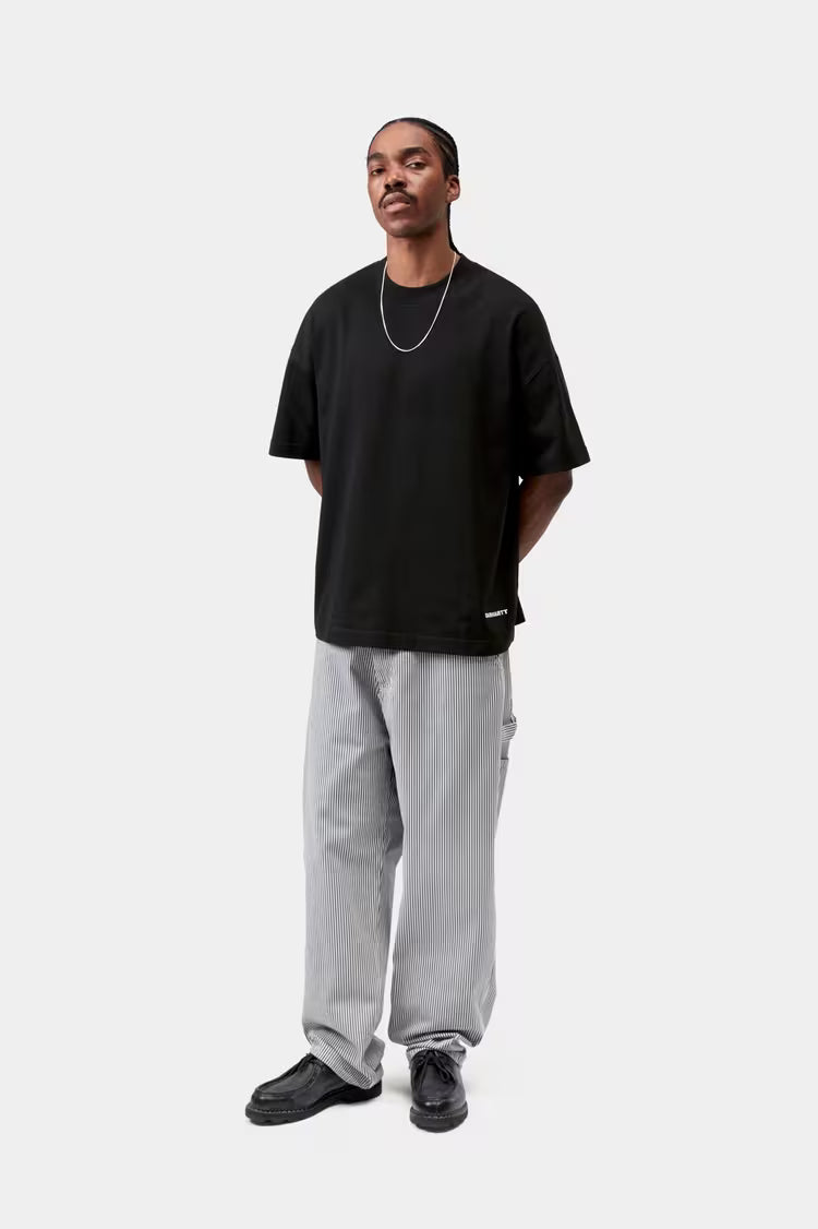 S/S Link Script T-Shirt Black