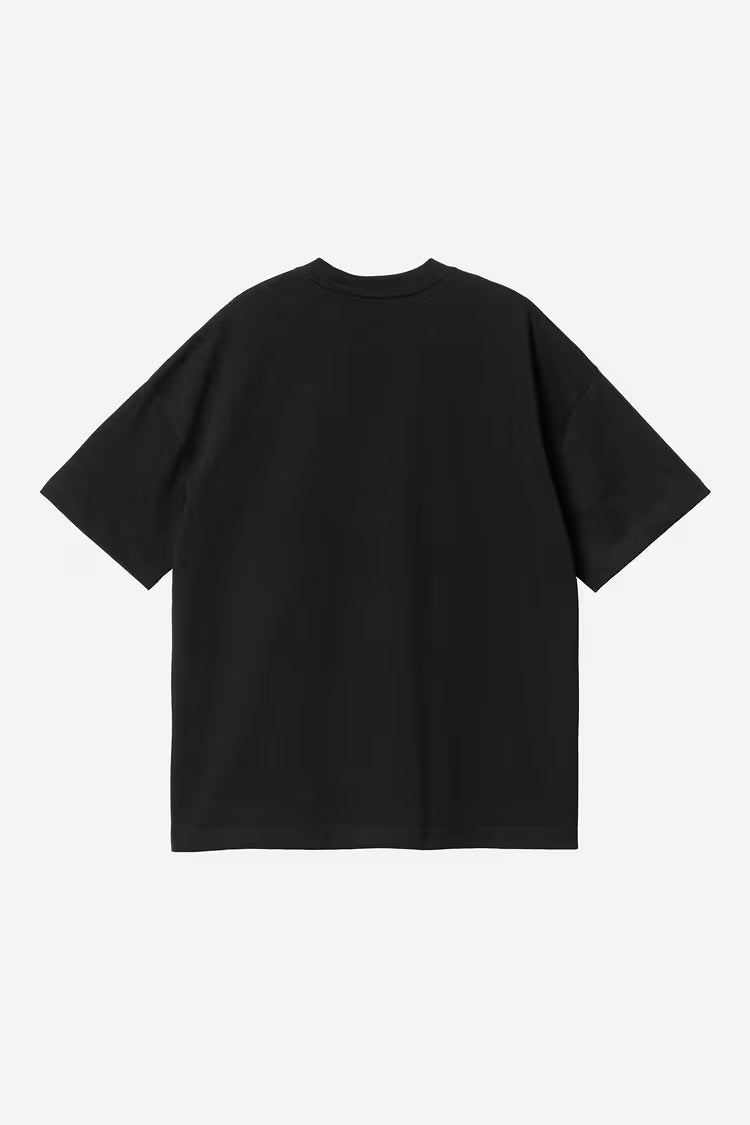 S/S Link Script T-Shirt Black
