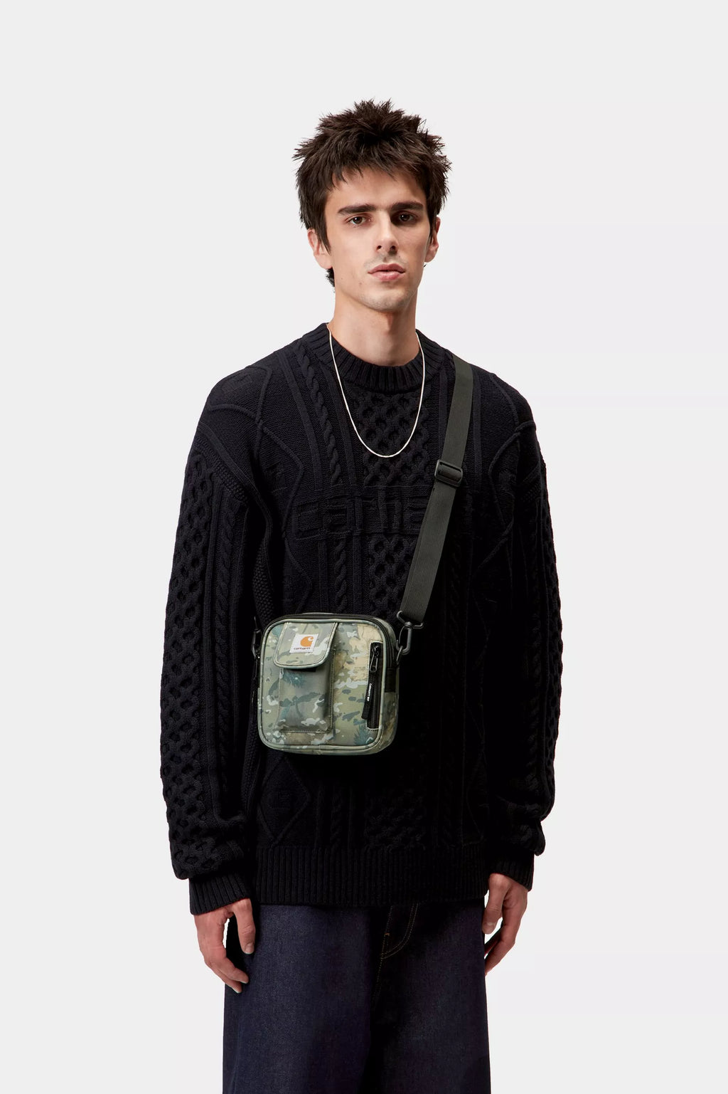 Essentials Bag, Small Camo Combi, Green