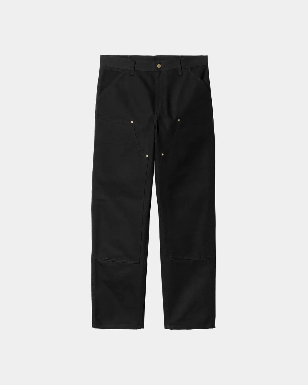 Double Knee Pant Black Rigid