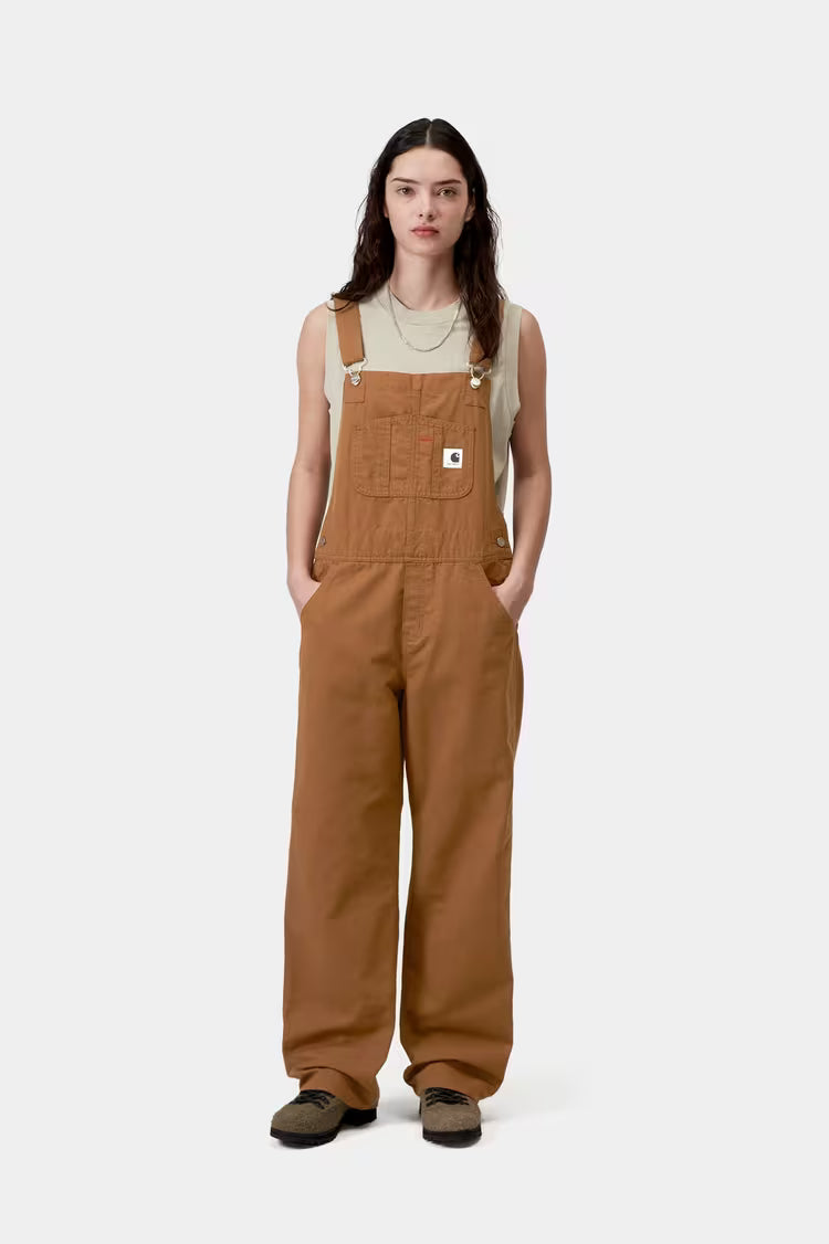 W' Bib Overall Straight Hamilton Brown