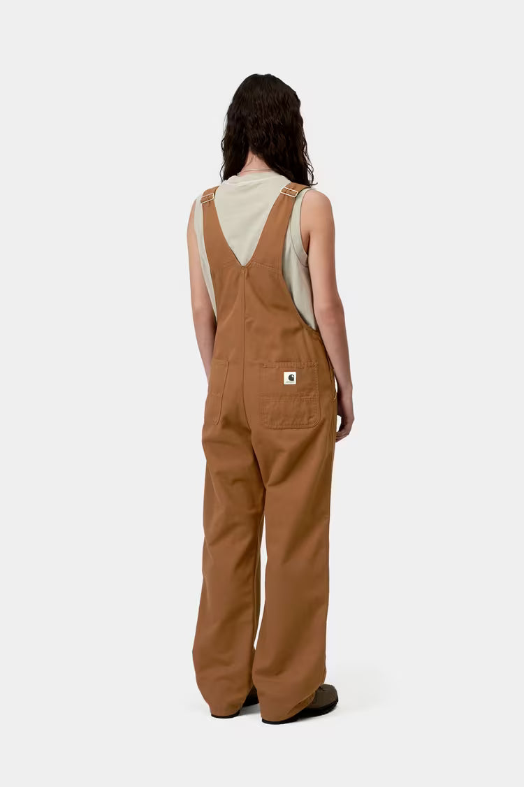 W' Bib Overall Straight Hamilton Brown