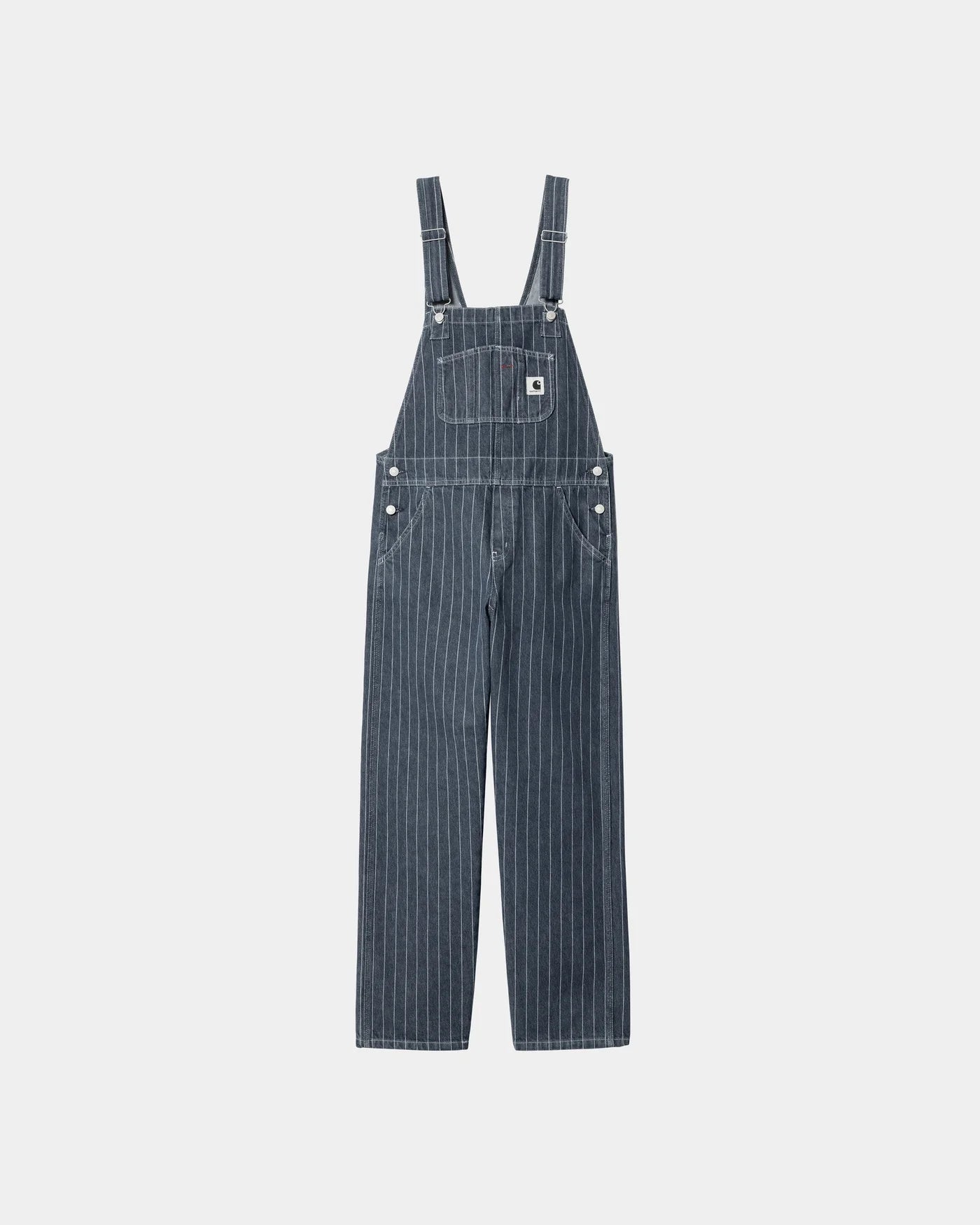 W' Orlean Bib Overall Straight Orlean Stripe Blue White