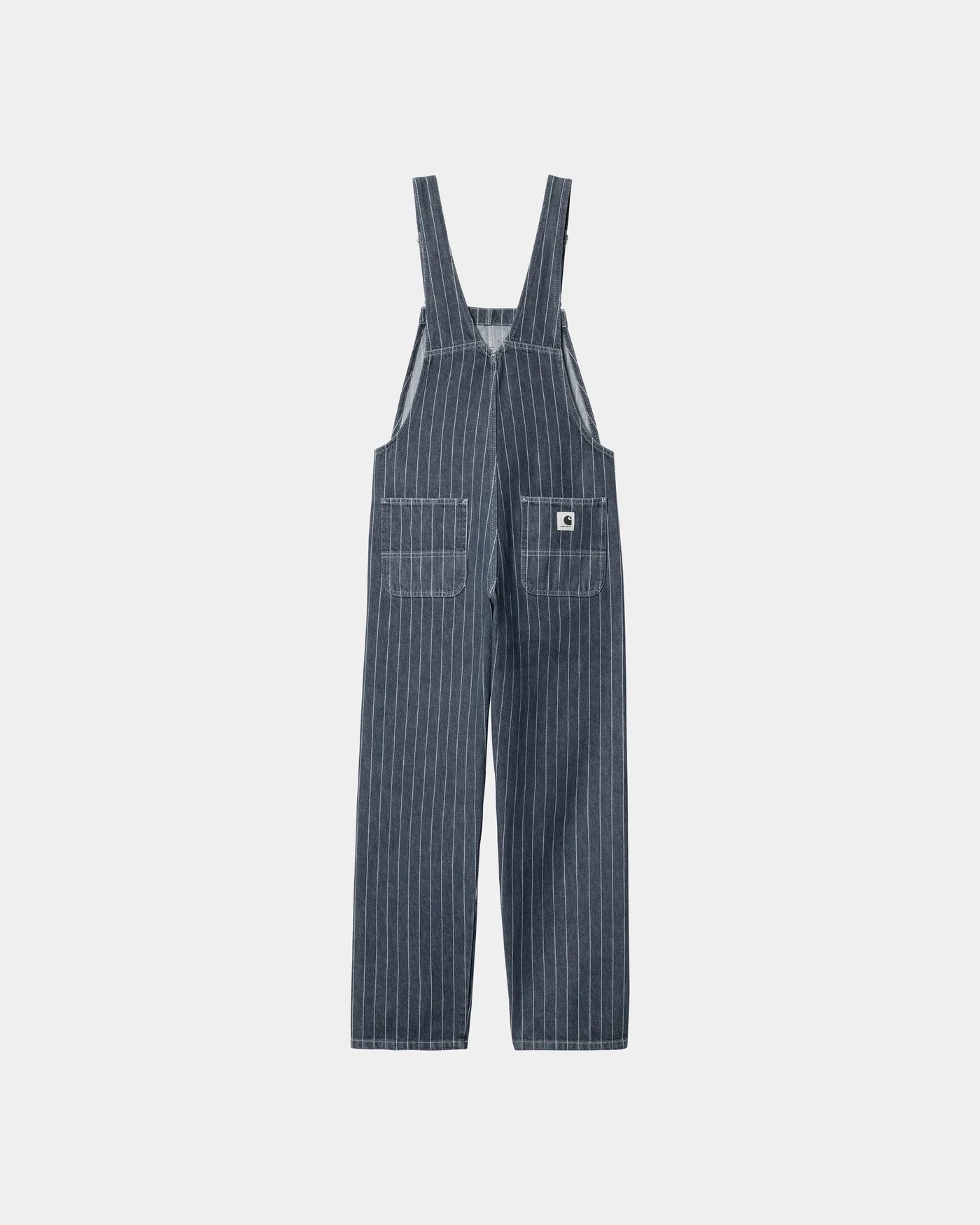 W' Orlean Bib Overall Straight Orlean Stripe Blue White