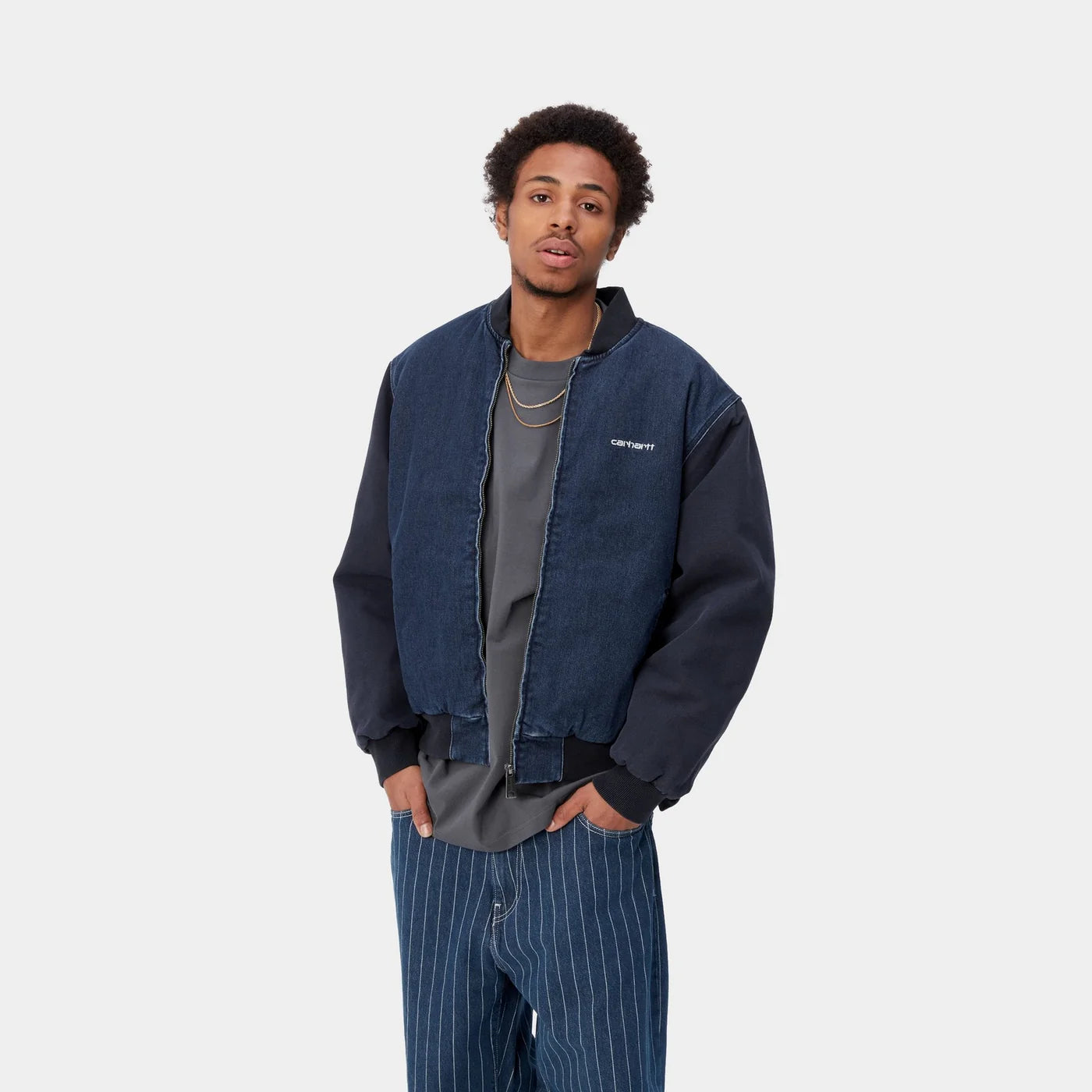 Paxon Bomber Blue Dark Navy