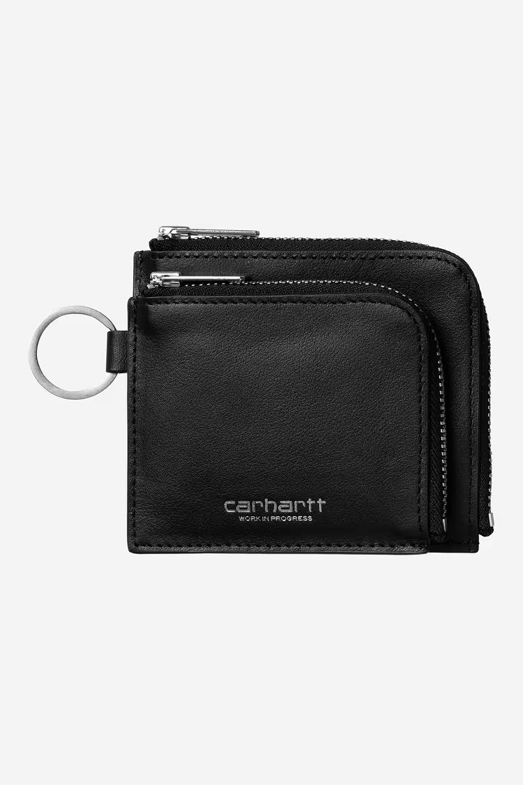 Double Vegas Zip Wallet Black / Silver