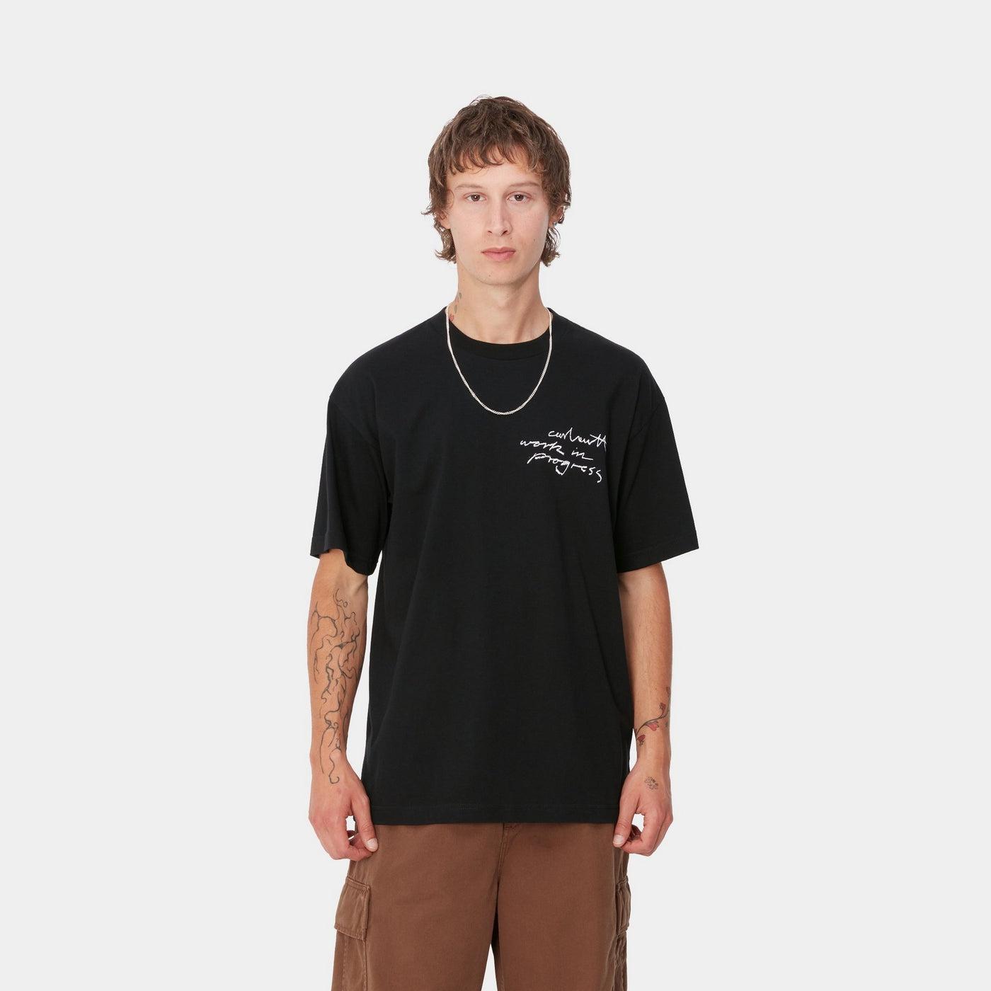 S/S WIP Pencil T-Shirt Black / White