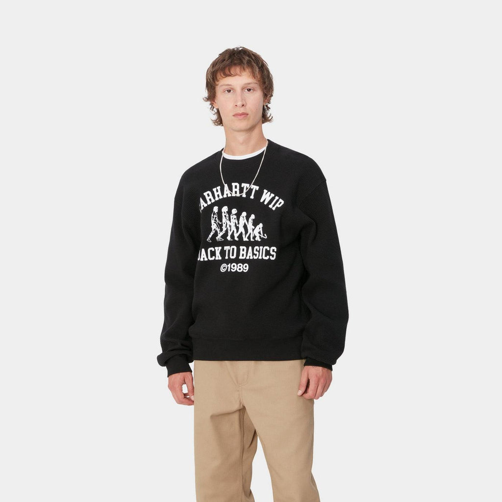 Main Basics Sweat Black / White
