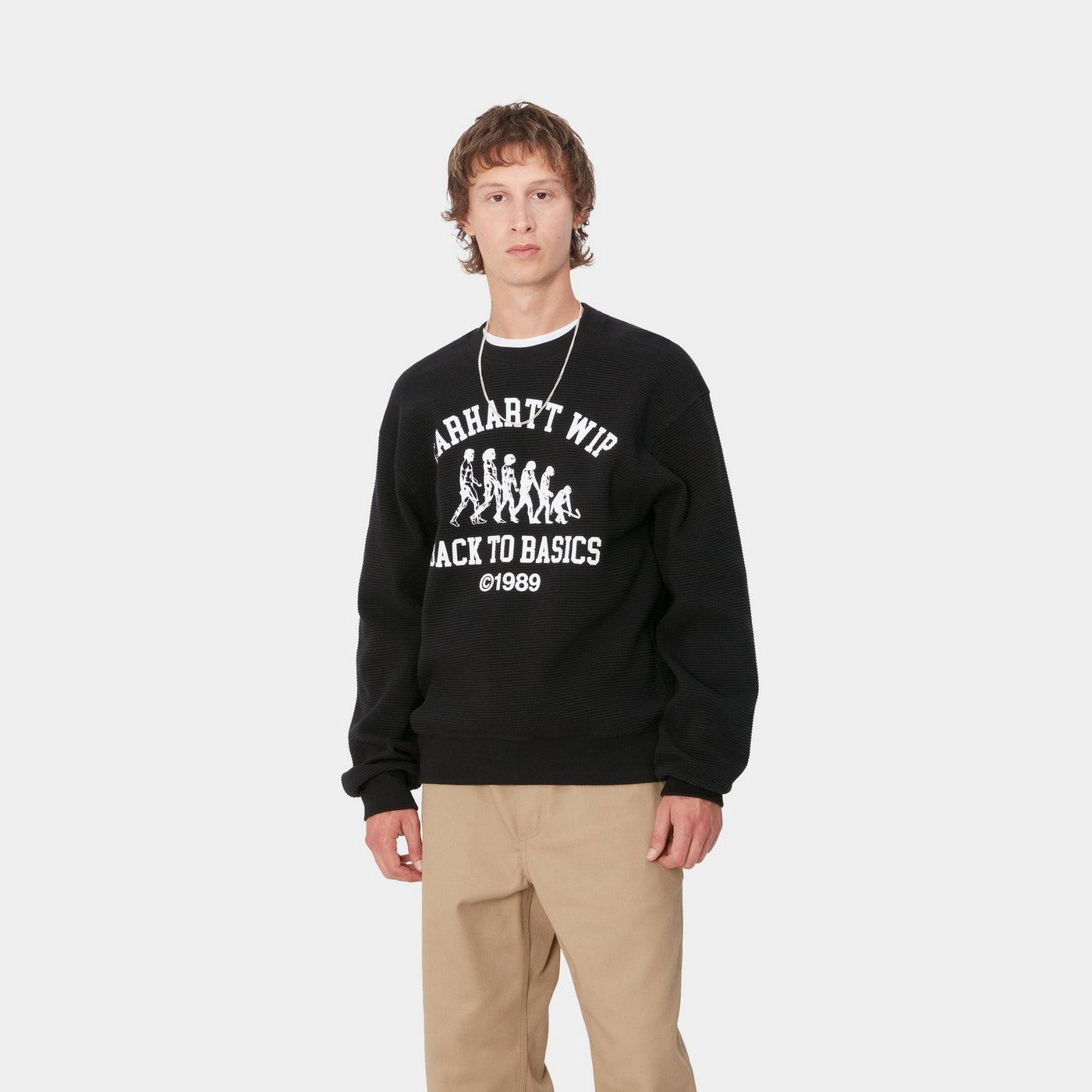 Main Basics Sweat Black / White