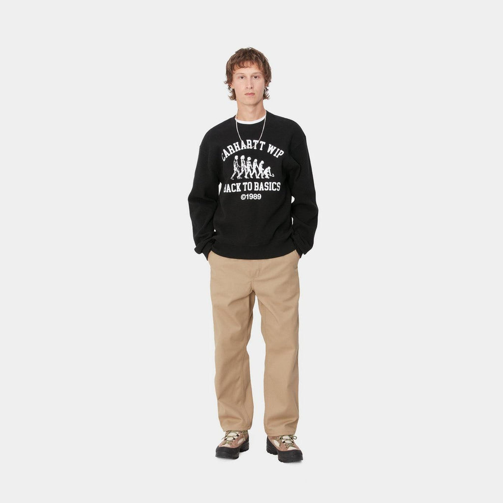 Main Basics Sweat Black / White