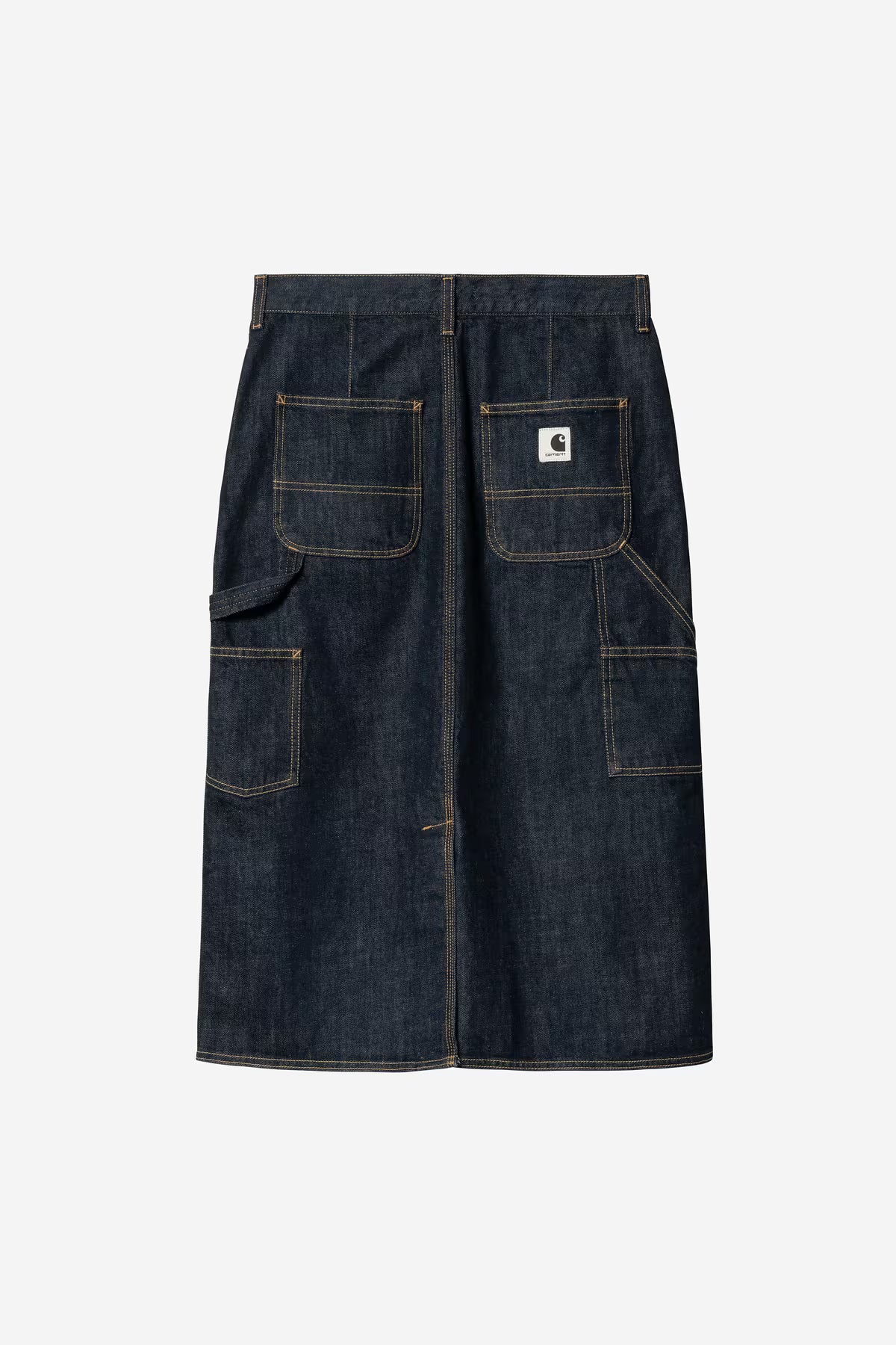 W' Single Knee Skirt Blue Rinsed
