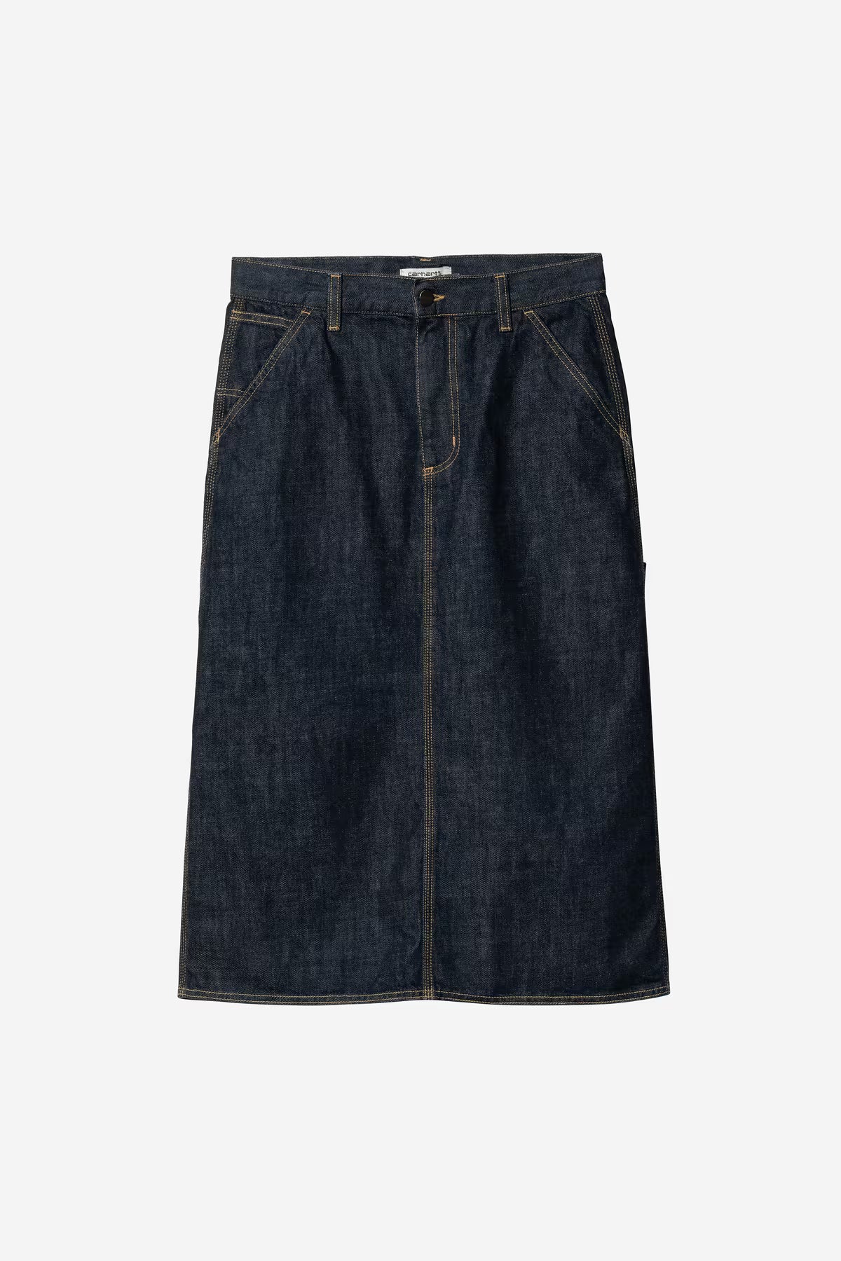 W' Single Knee Skirt Blue Rinsed