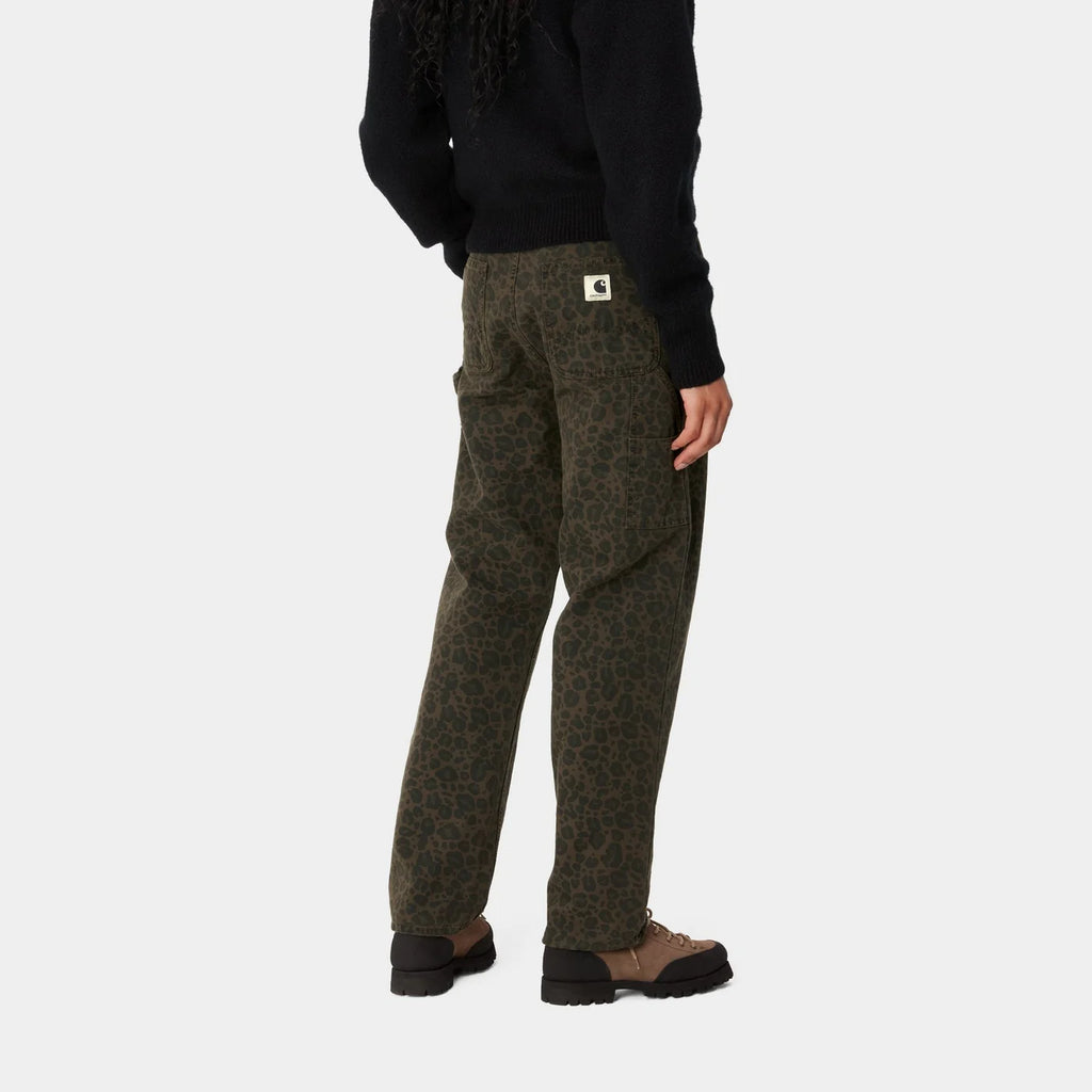 W' Leo Pierce Pant Straight Camo Leo, Tamarind / Office Green