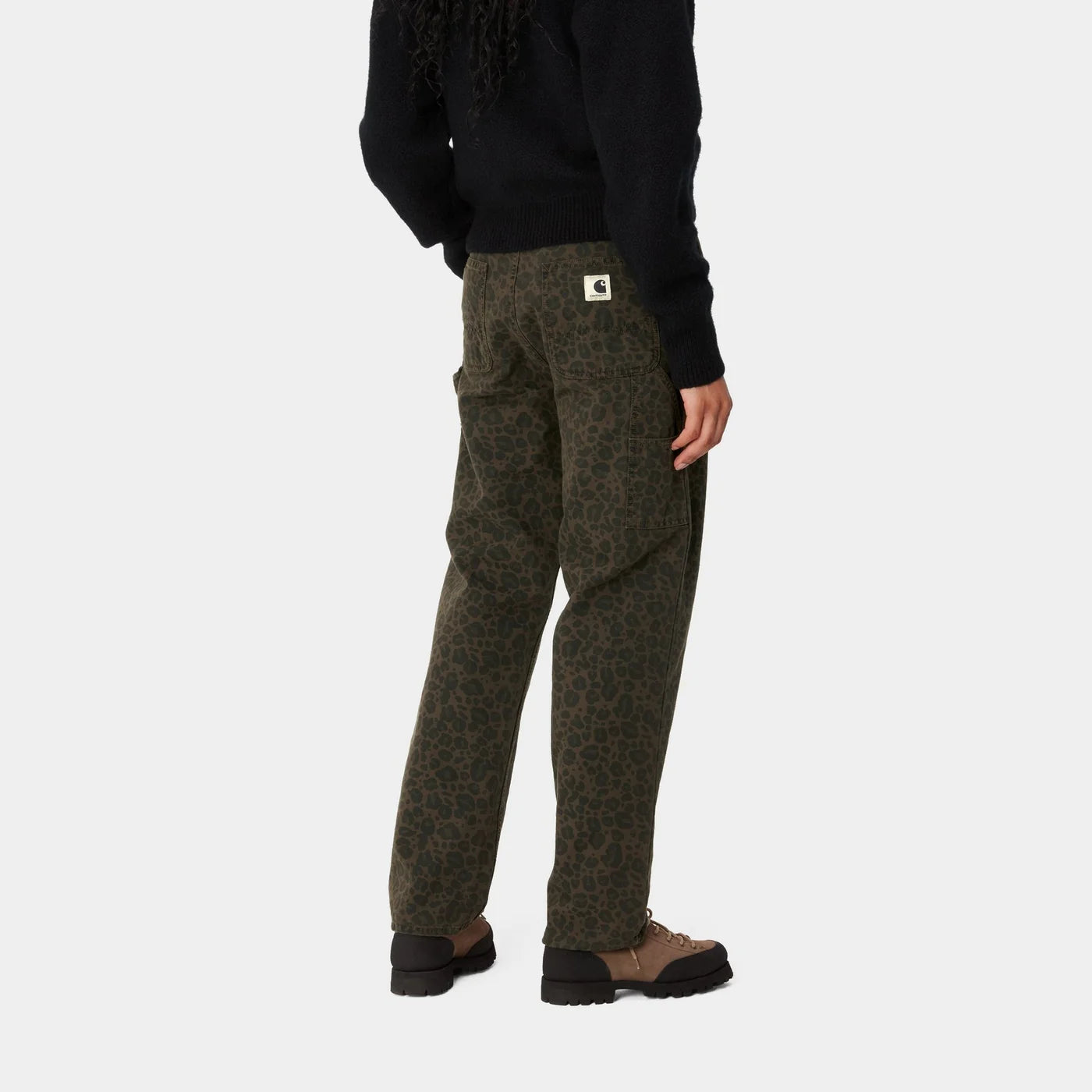 W' Leo Pierce Pant Straight Camo Leo, Tamarind / Office Green