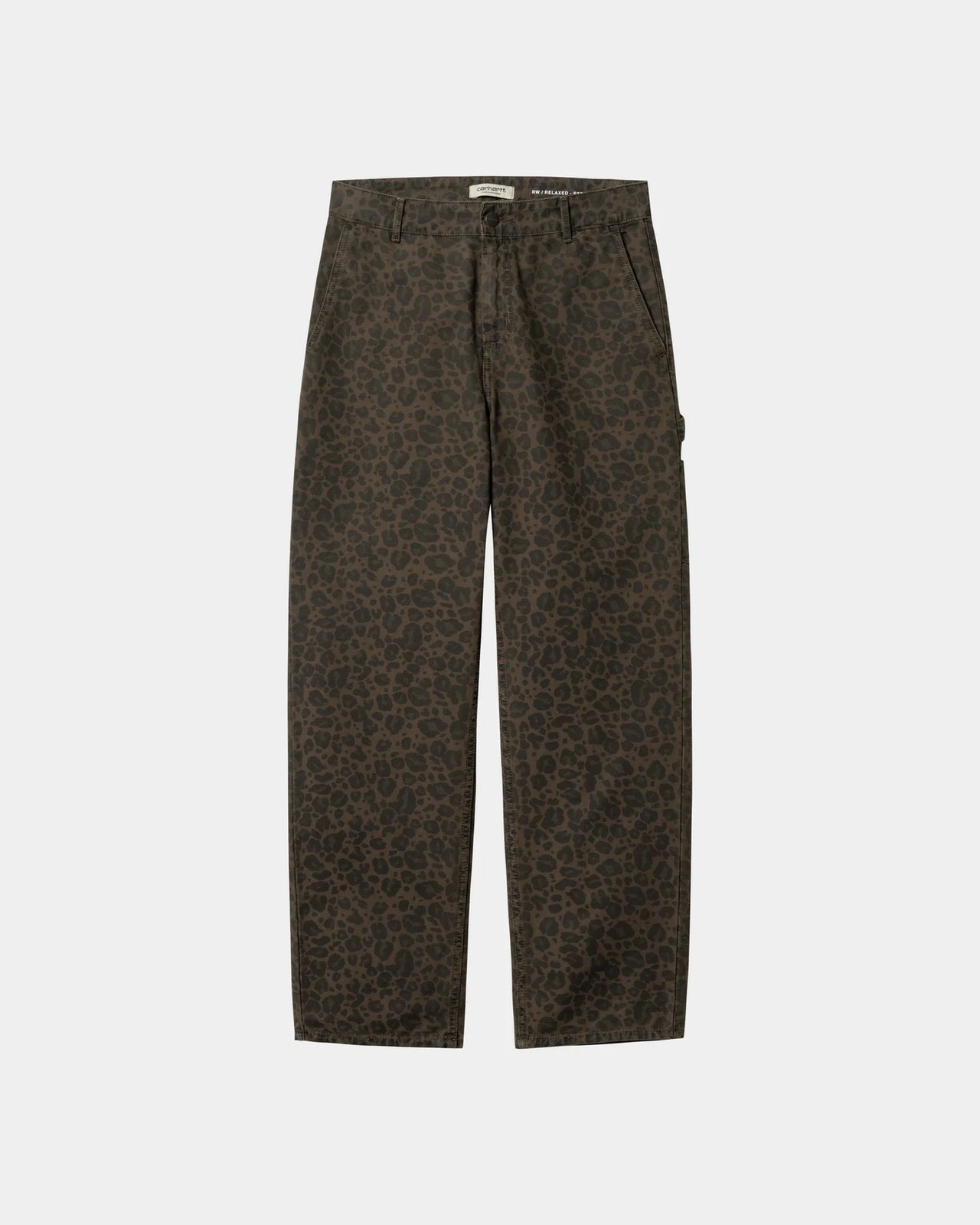 W' Leo Pierce Pant Straight Camo Leo, Tamarind / Office Green