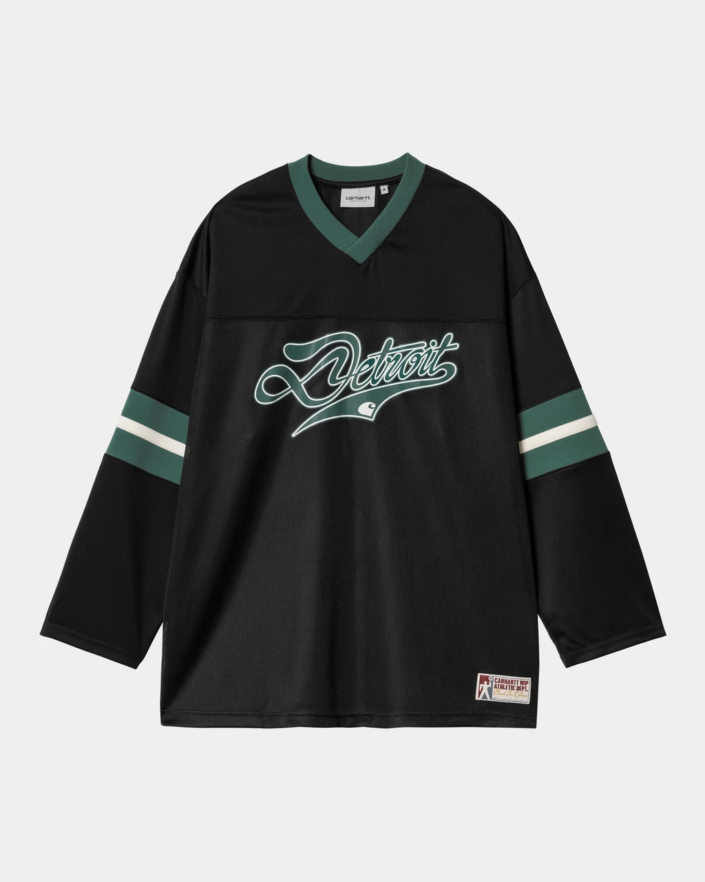 L/S Detroit Mesh T-Shirt black / green