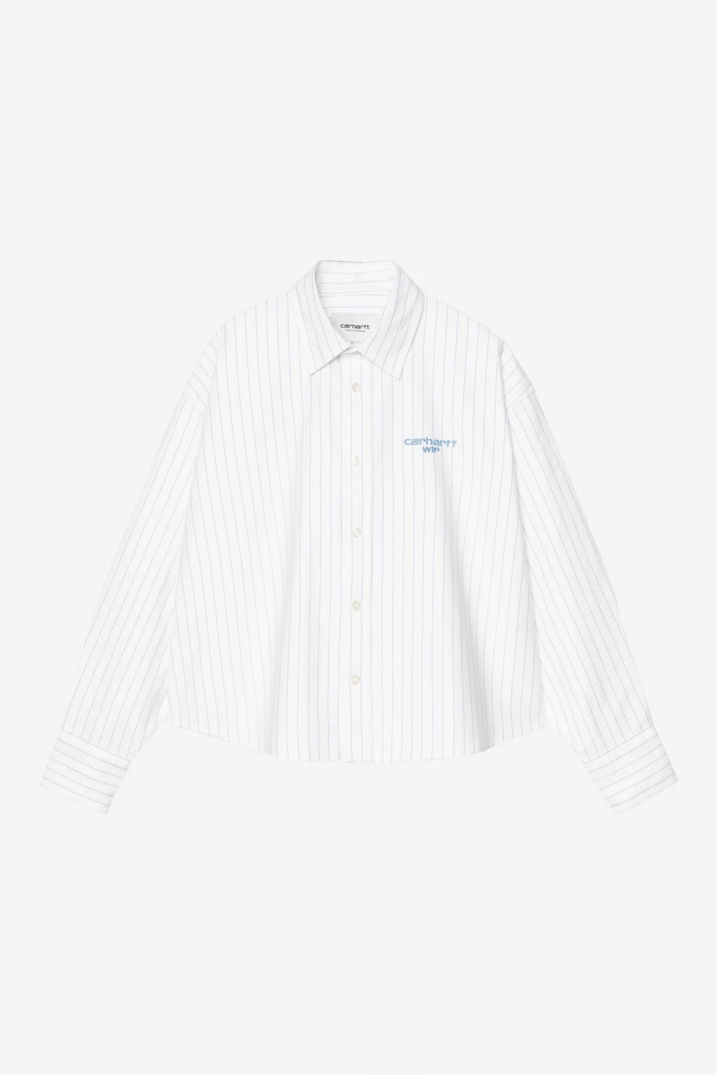 W' L/S Cassel Shirt Cassel Stripe, White / Bleach