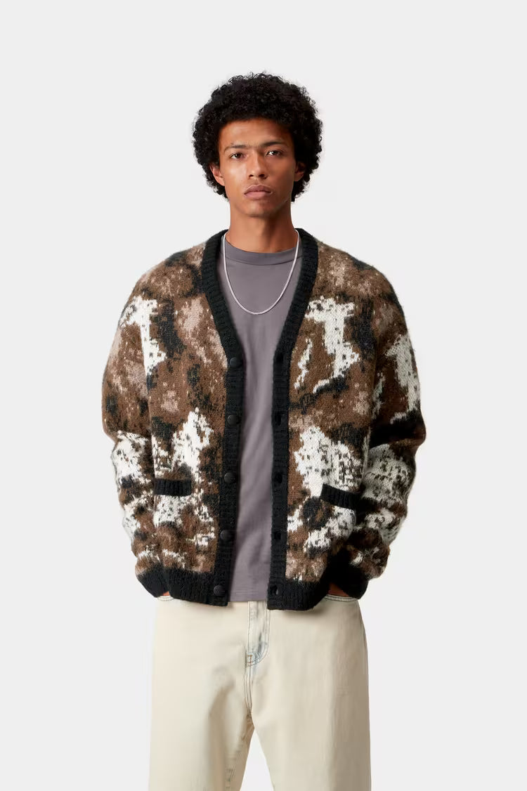 Merton Cardigan Wild Dog Jacquard