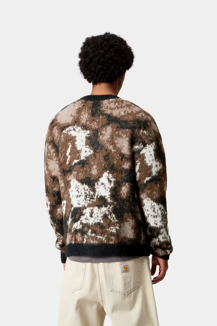 Merton Cardigan Wild Dog Jacquard