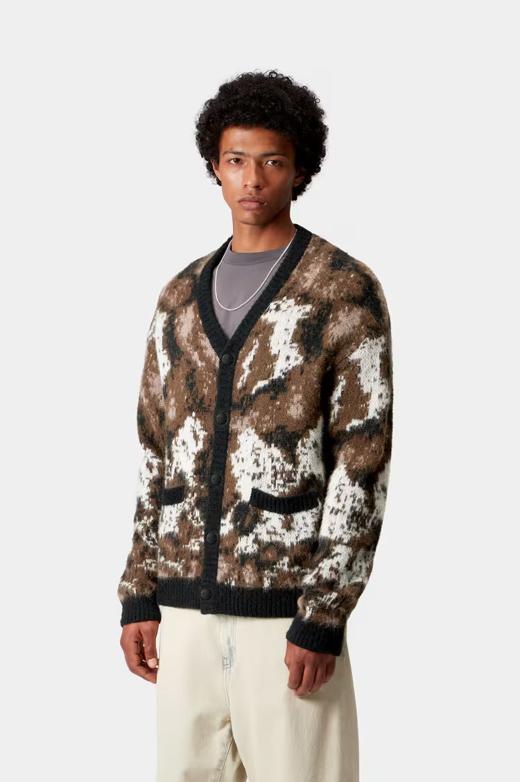 Merton Cardigan Wild Dog Jacquard