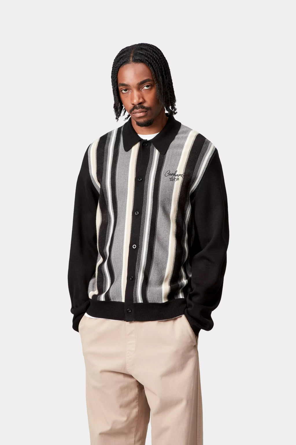 Bainter Cardigan Bainter Stripe, Graphite