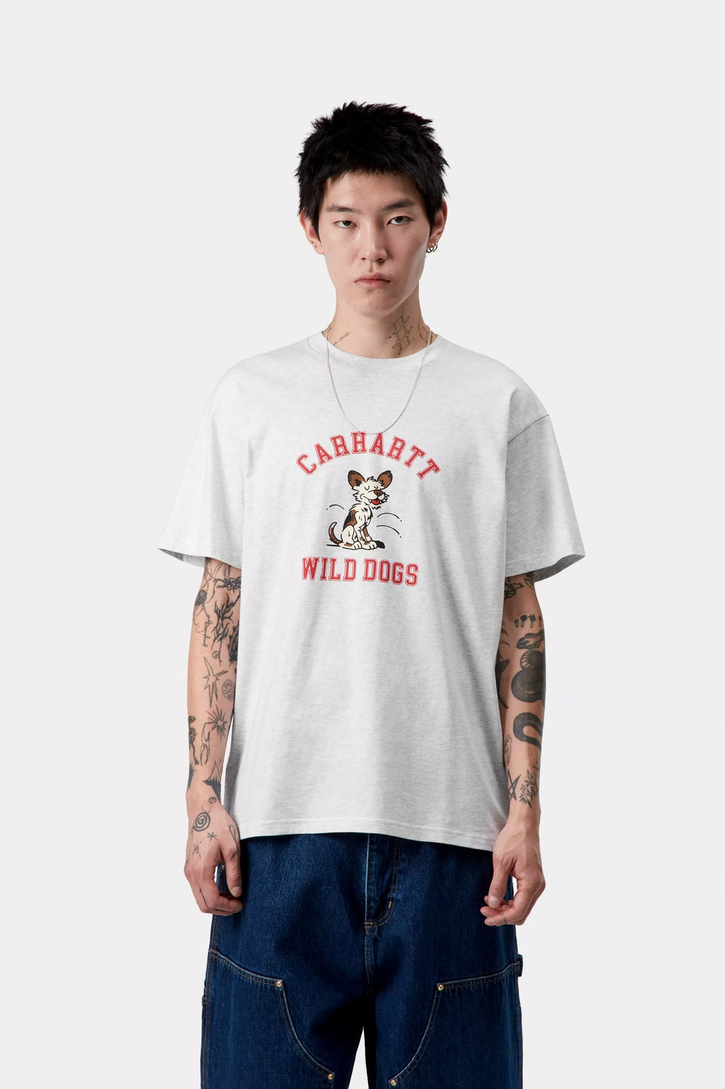 S/S Wild Dog T-Shirt Ash Heather