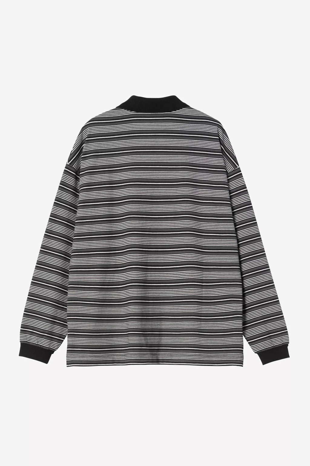 W' L/S Largo Polo T-Shirt Largo Stripe, Deep Lagoon