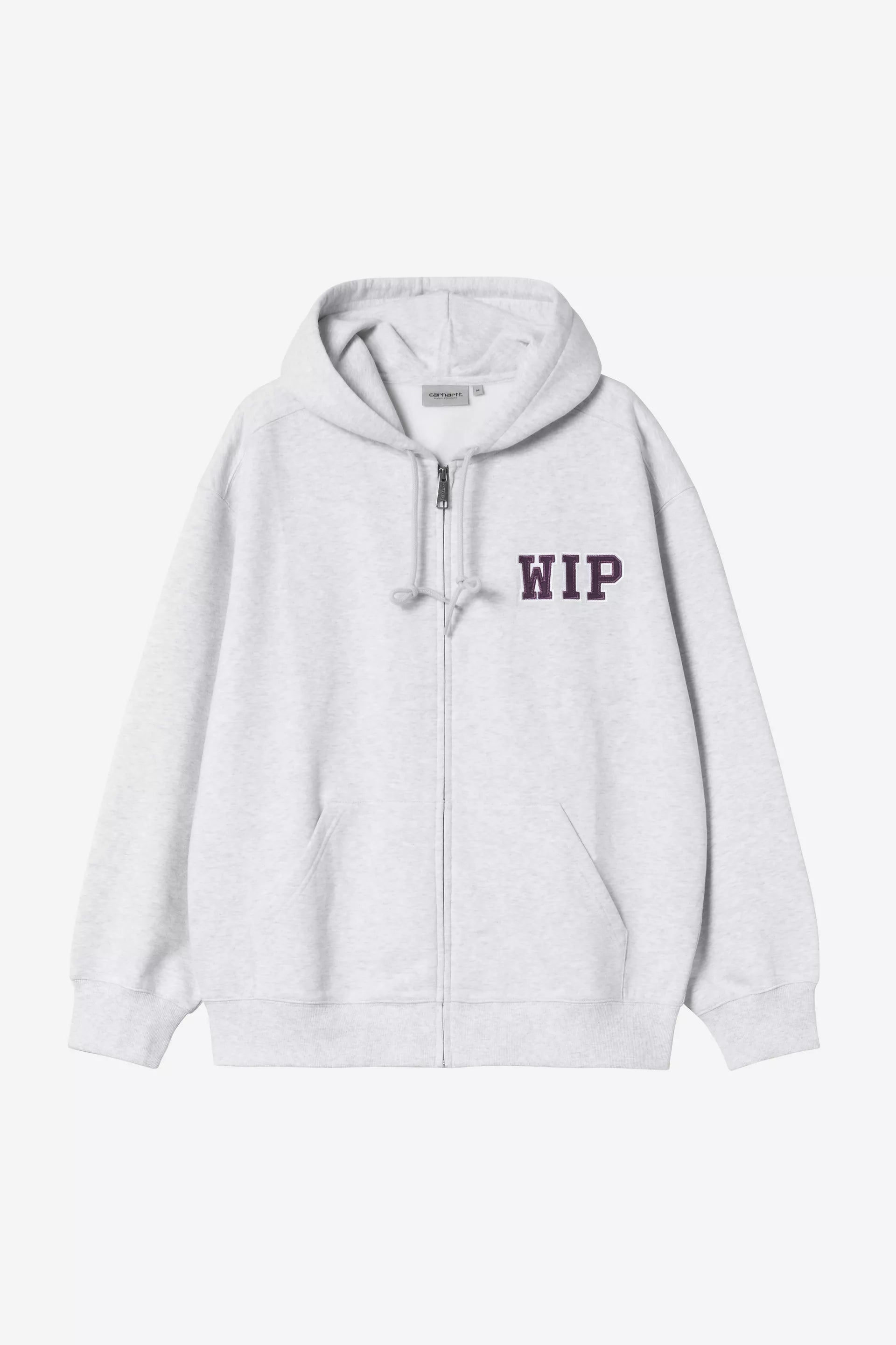 Hooded Mini Wip Sweat Jacket Ash Heather