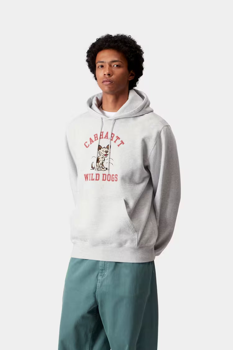 Hooded Wild Dog Sweat Ash Heather