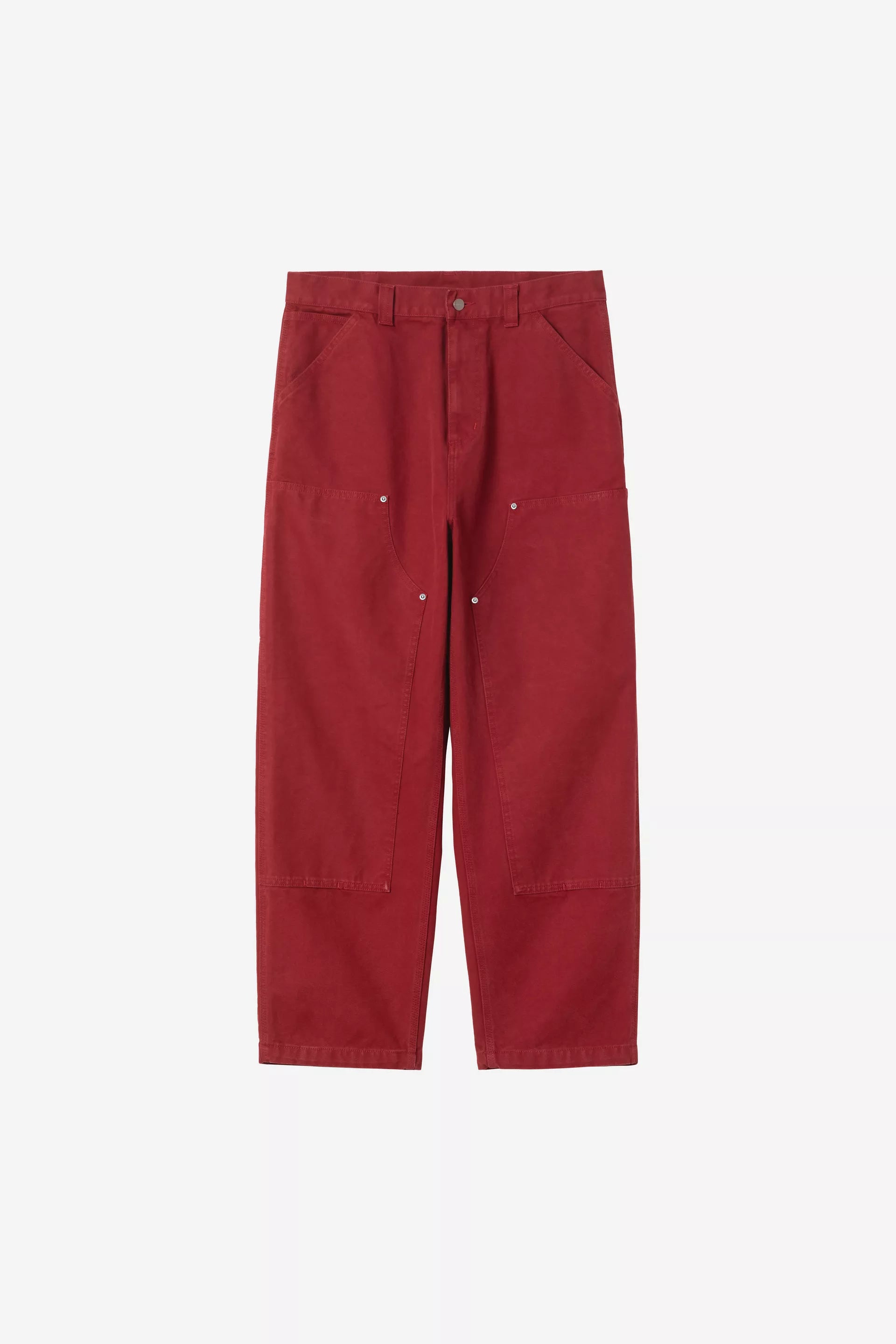OG Double Knee Pant Scarlet , Stone washed