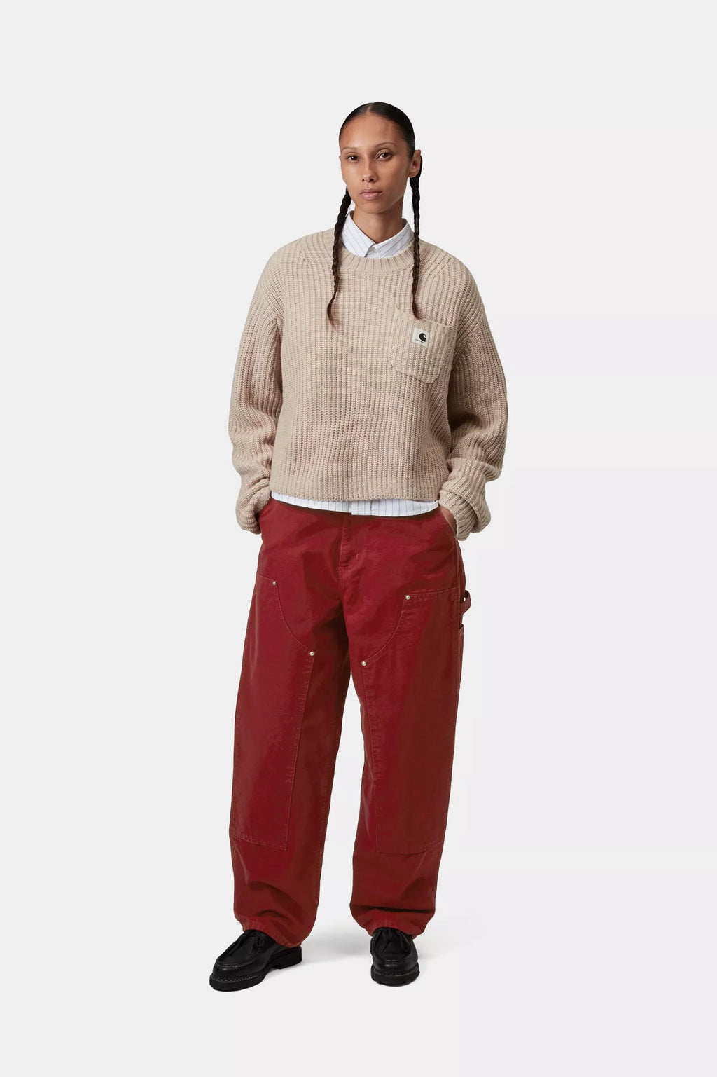 W' OG Double Knee Pant Scarlet