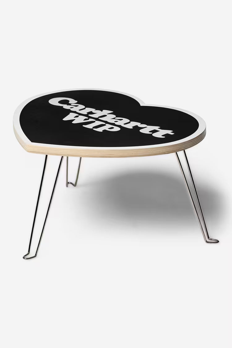Heart Folding Table Precio Black / White